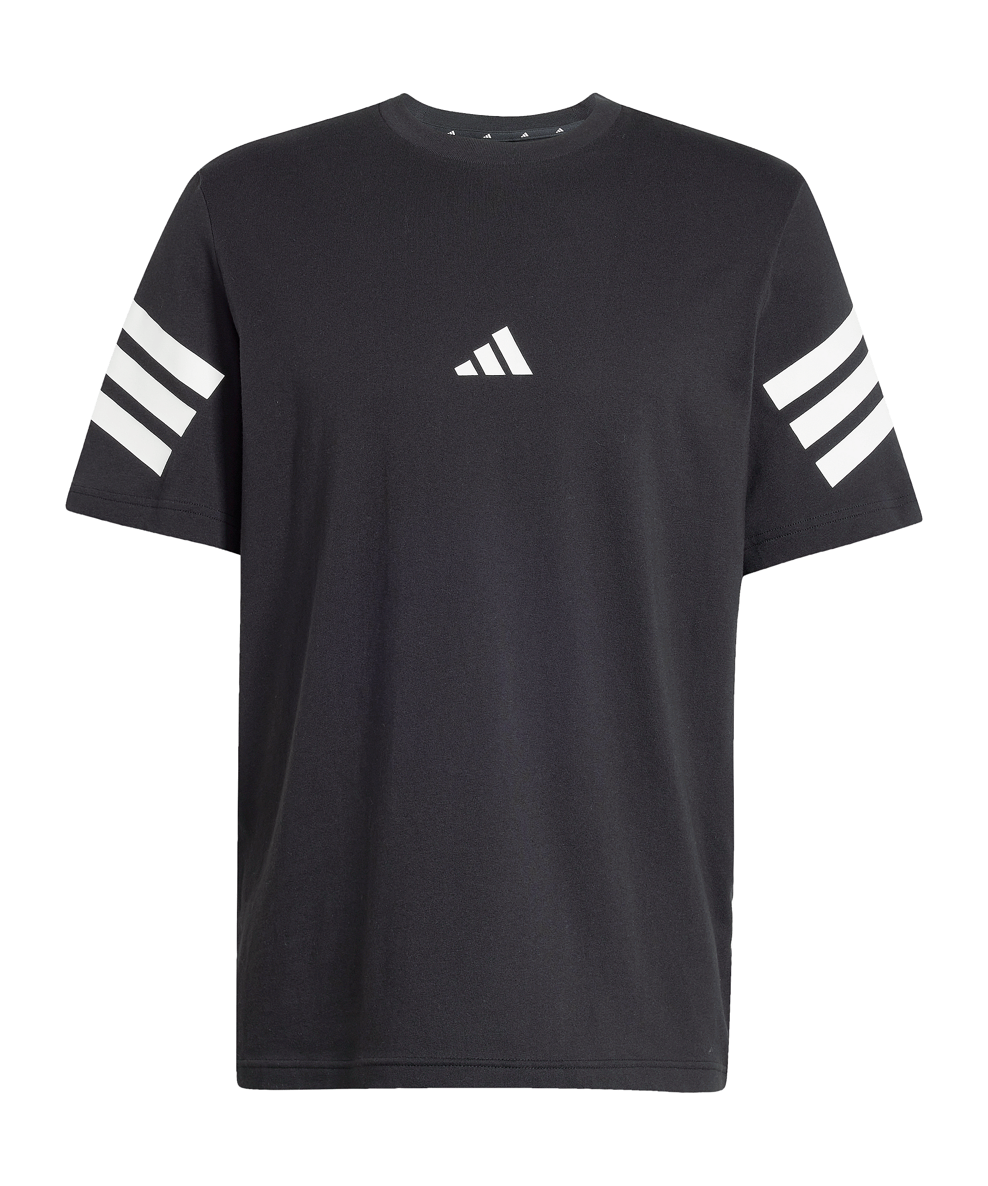 adidas Future Icons Three Stripes T-Shirt Schwarz - schwarz
