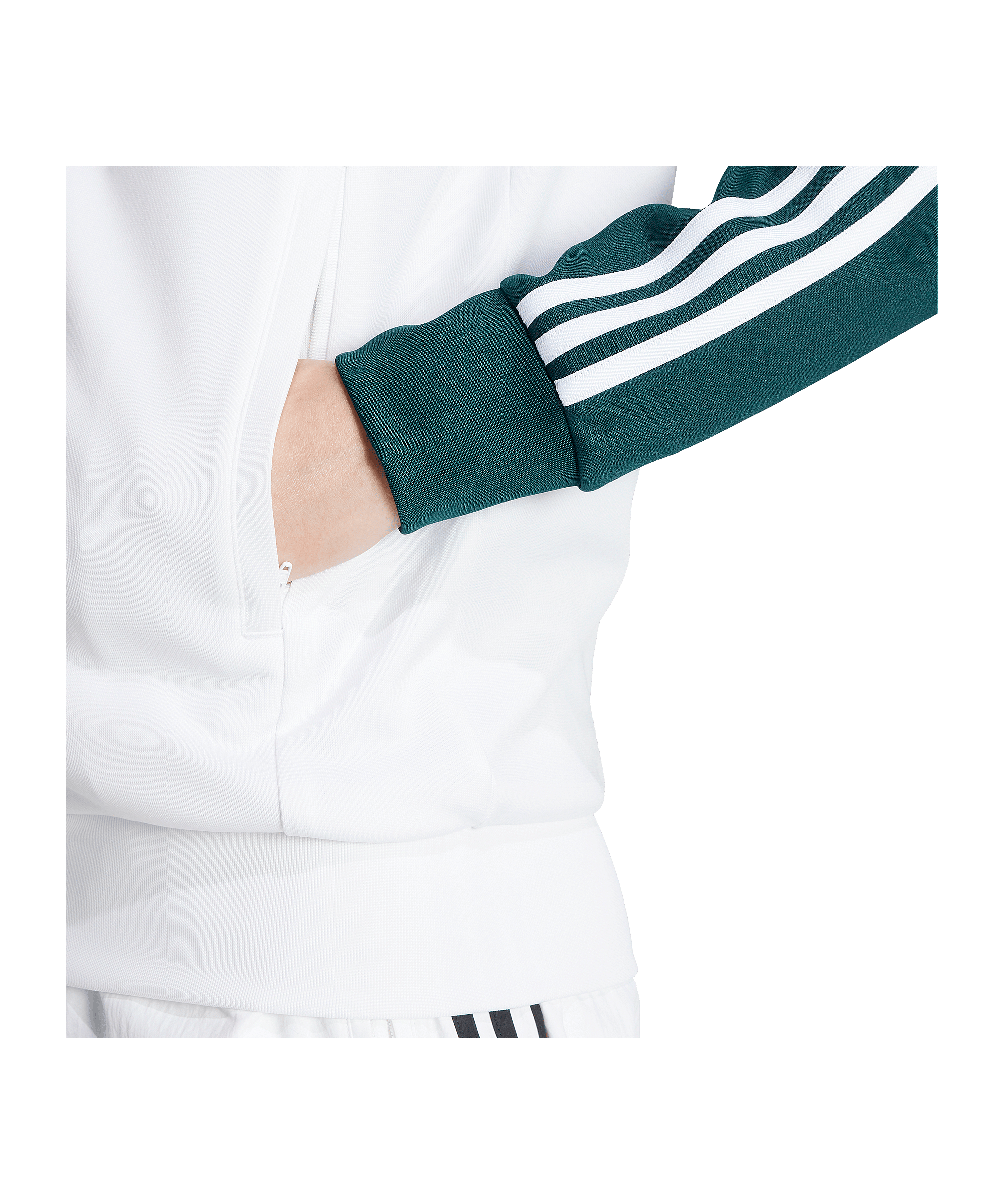 adidas Originals Adicolor Classic Jacke Weiß - weiss