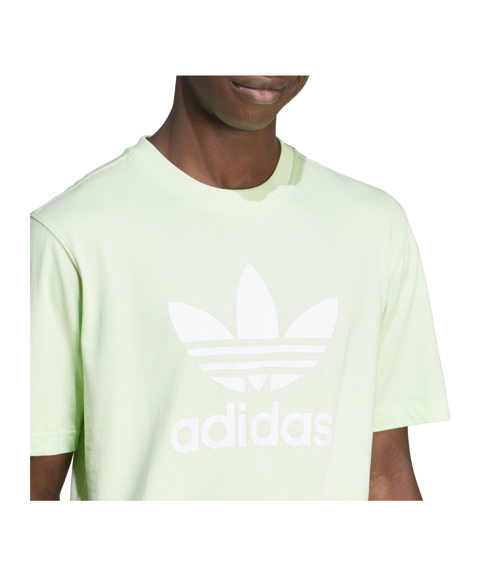 adidas Originals Adicolor Trefoil T-Shirt Grün - gruen