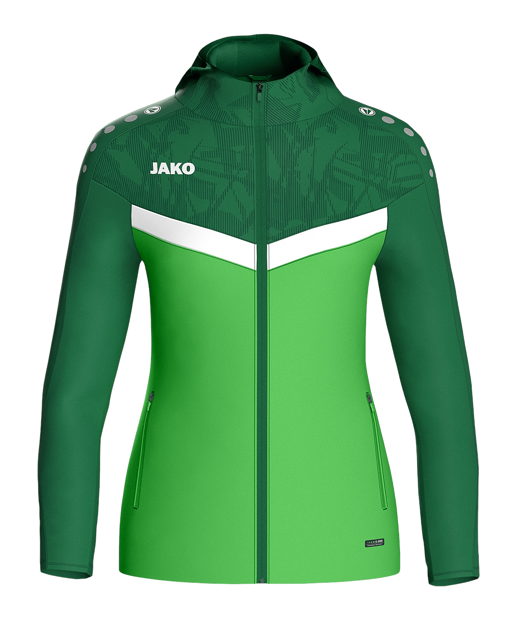JAKO Icon Kapuzenjacke Damen Grün F222