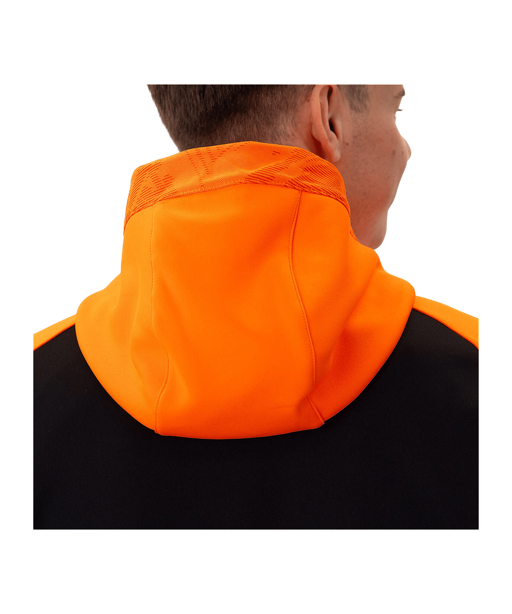 JAKO Icon Kapuzenjacke Schwarz Orange F807 - schwarz