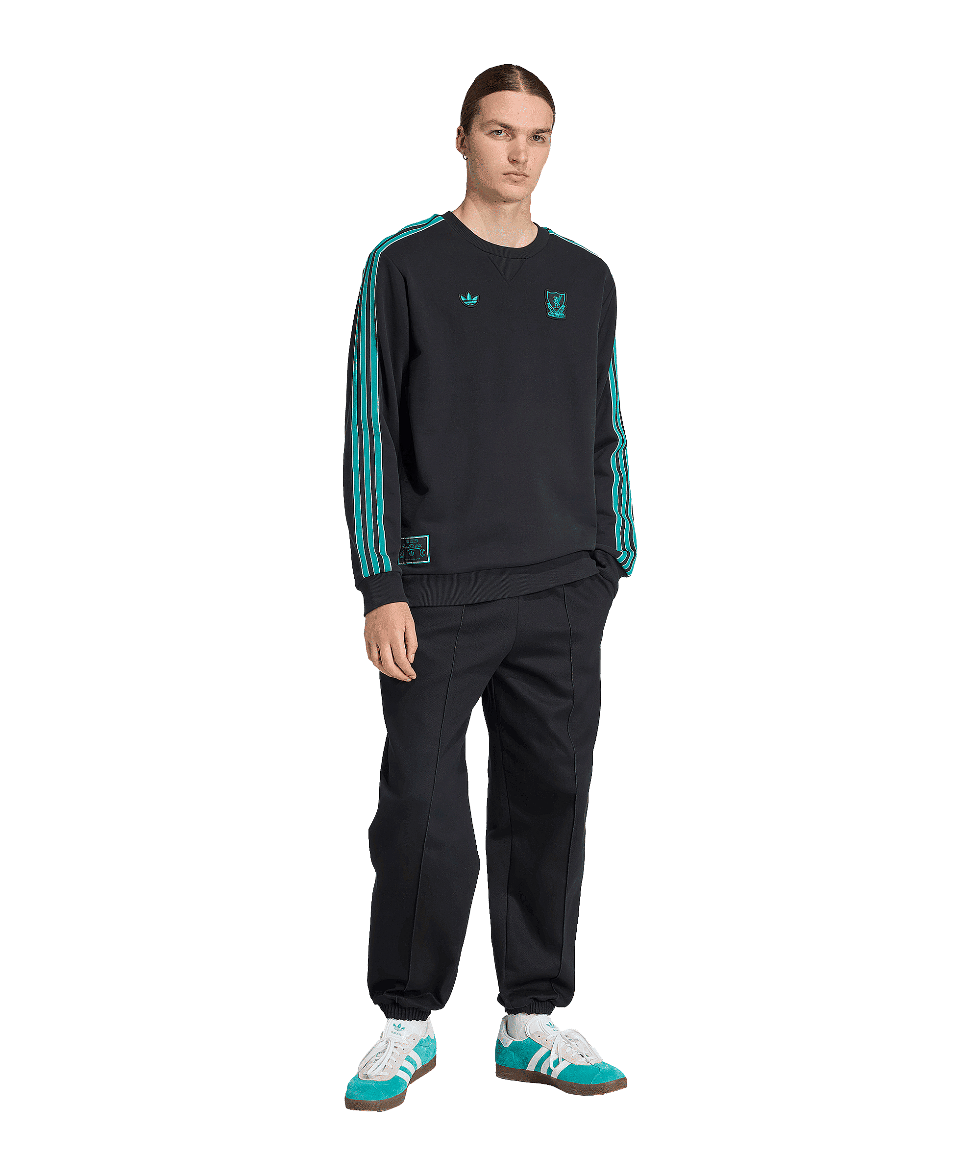 adidas FC Liverpool Icon Sweatshirt Schwarz - schwarz