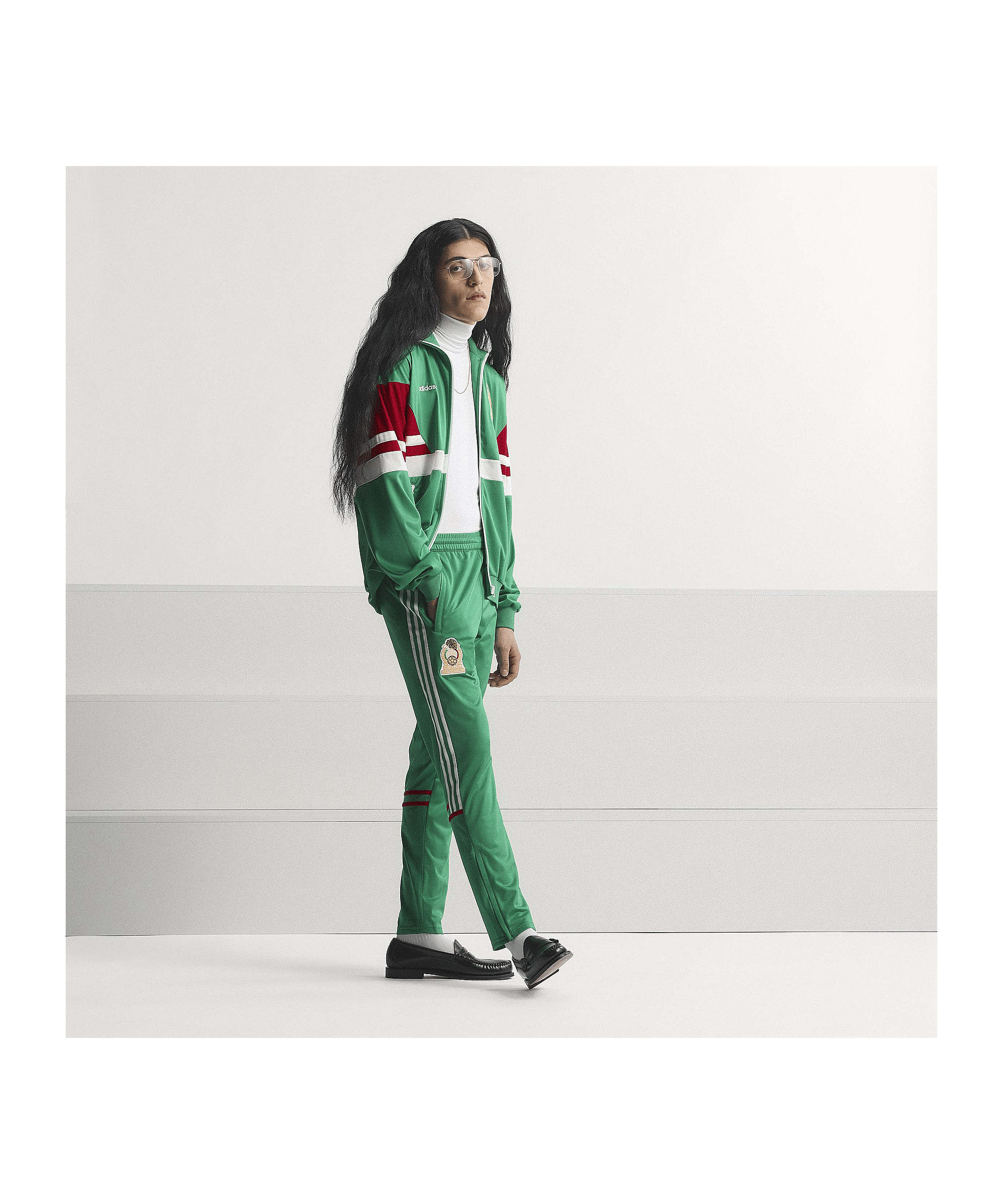 adidas FMF Mexiko Track Hose 1986 Grün - gruen
