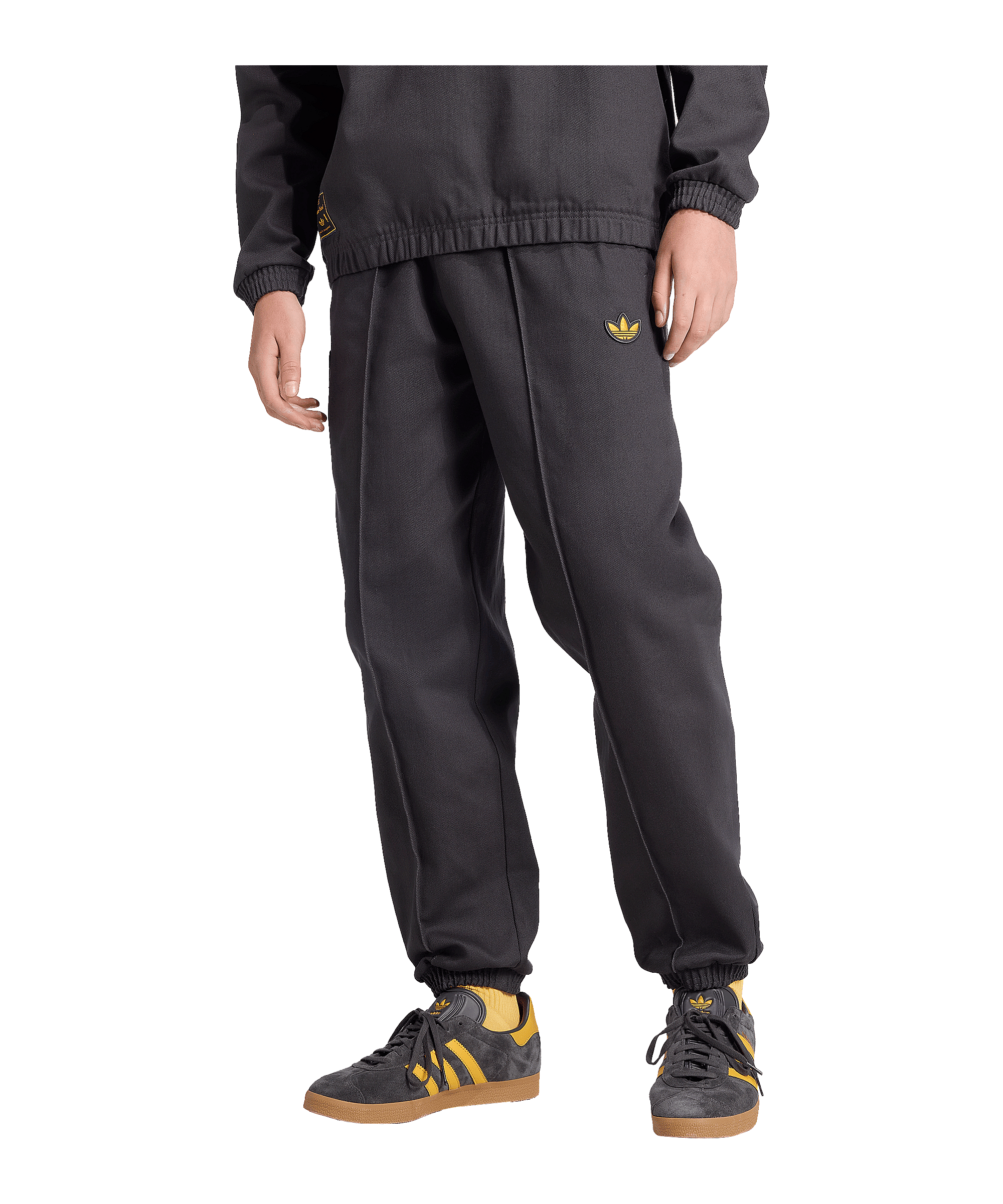 adidas Manchester United Icon Drill Hose Schwarz - schwarz