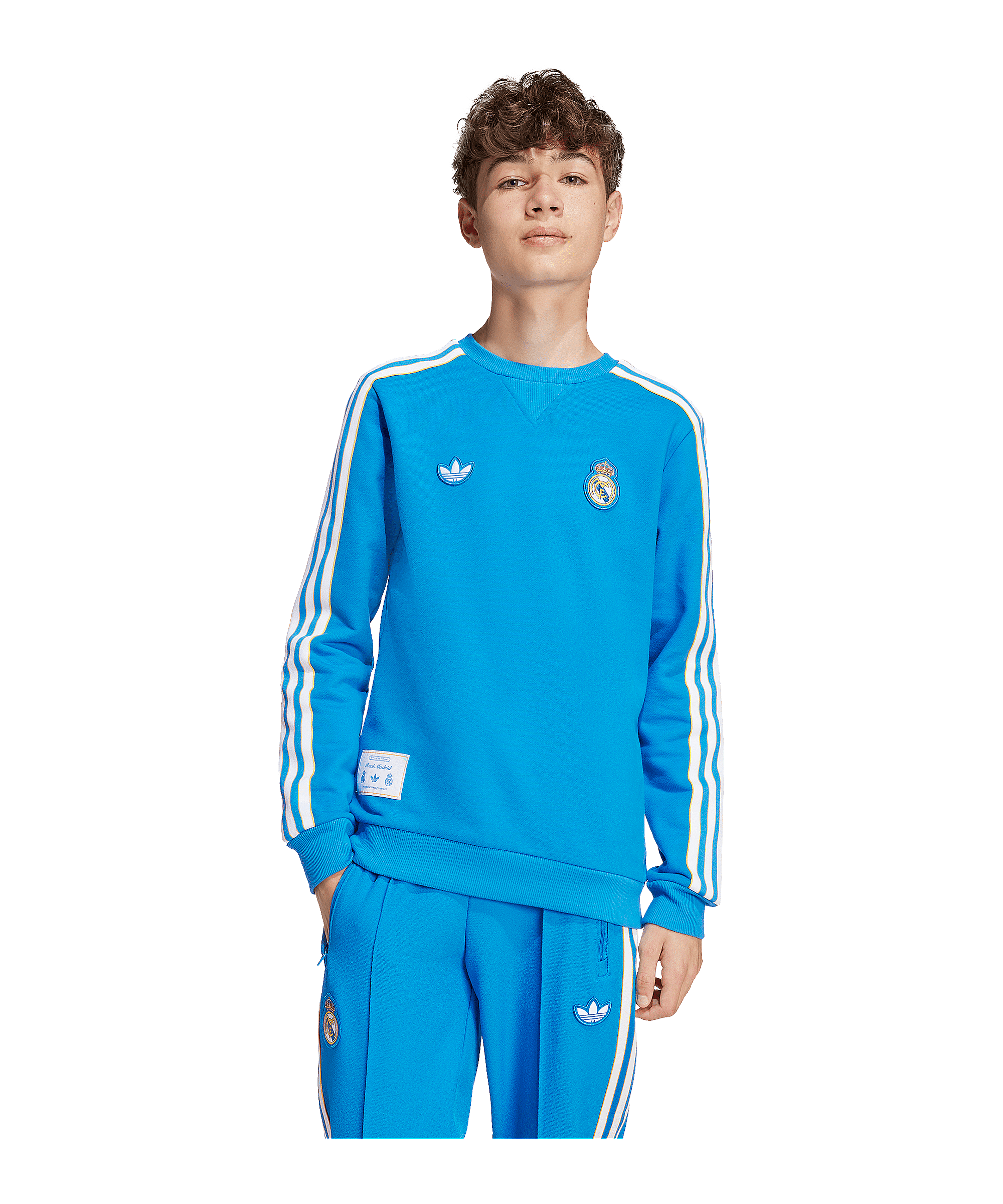 adidas Real Madrid Icon Sweatshirt Kids Blau - blau