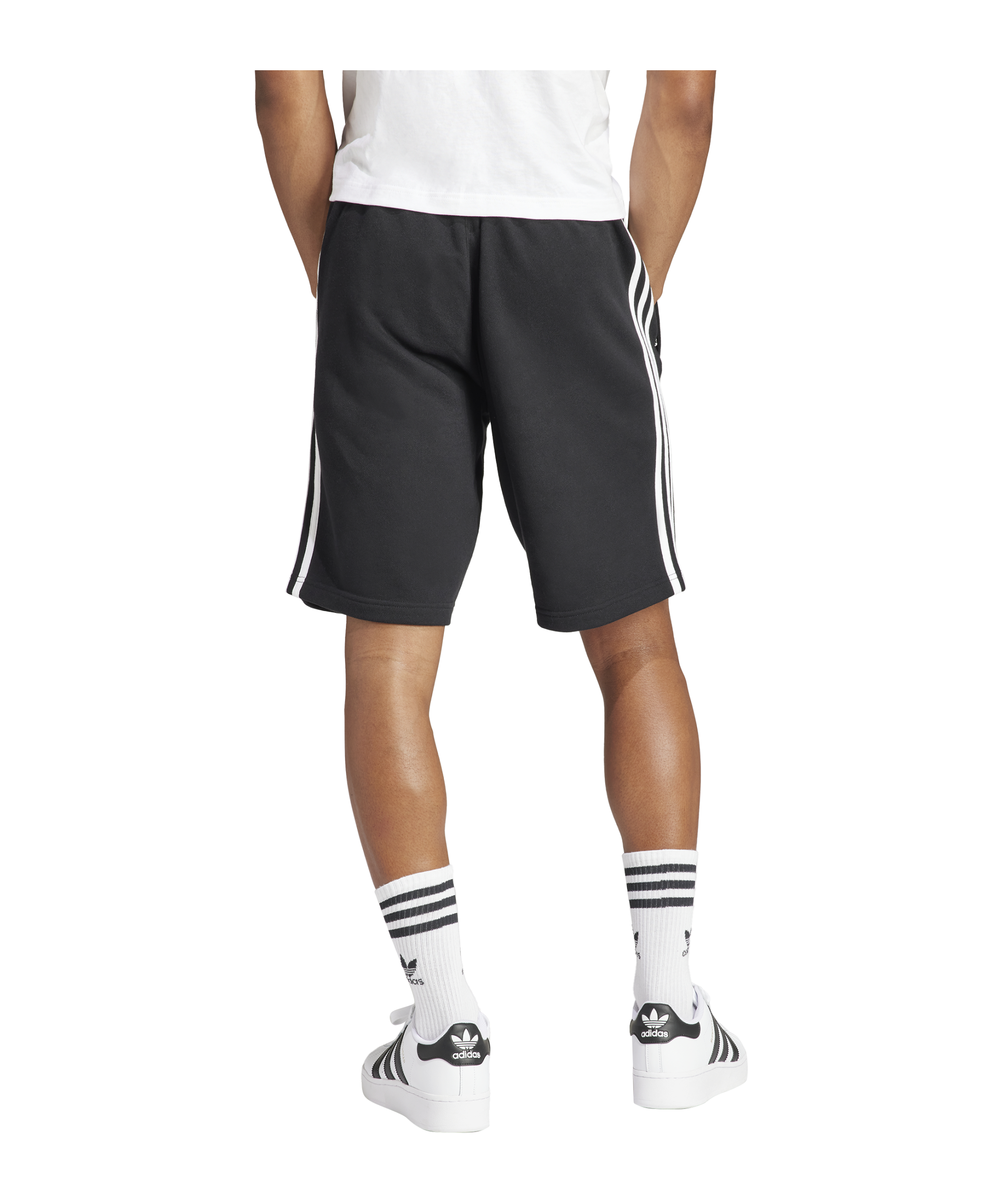 adidas Originals Adicolor 3-Stripes Short Schwarz - schwarz