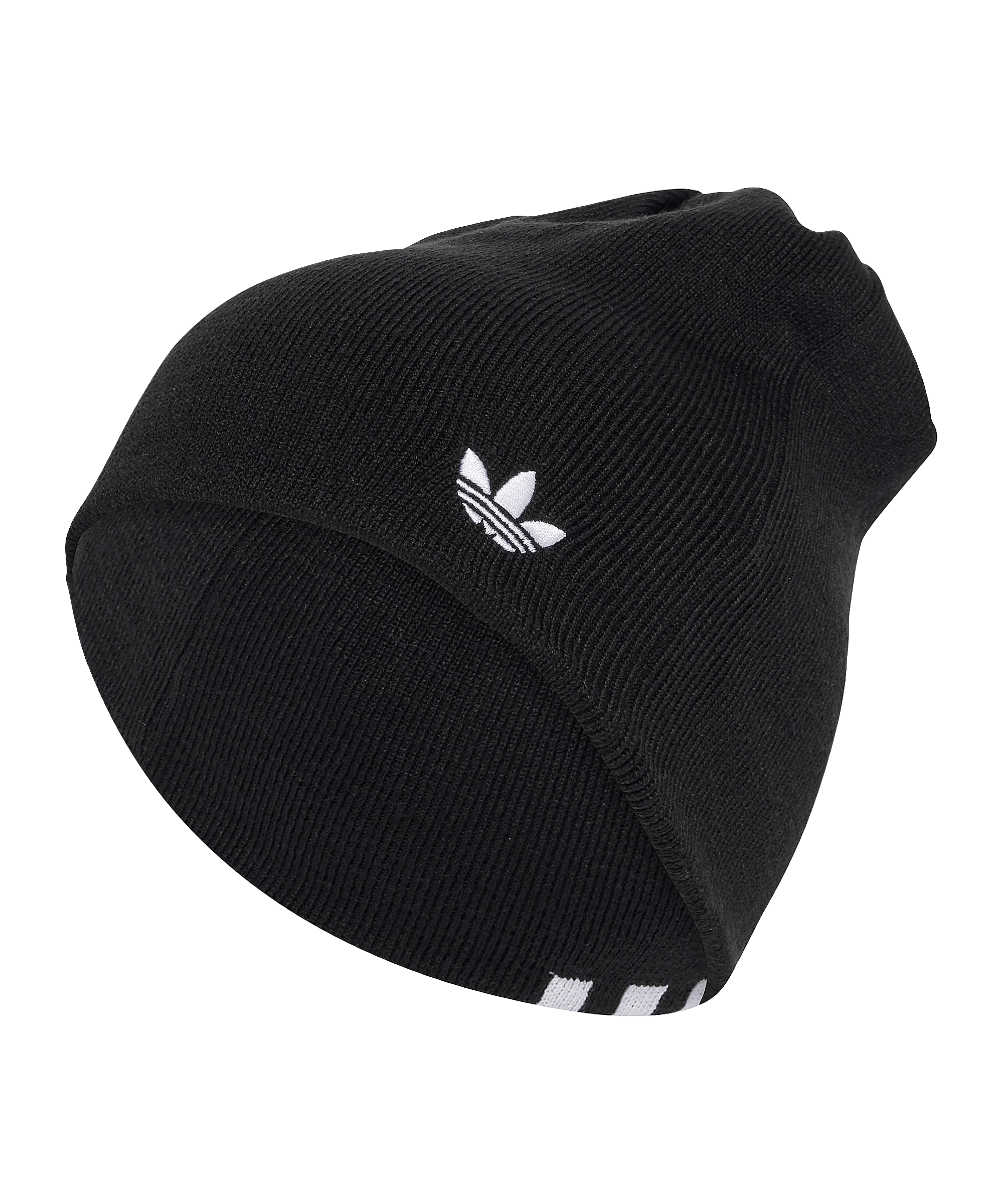 adidas Originals Adicolor Cuffless Beanie Schwarz - schwarz