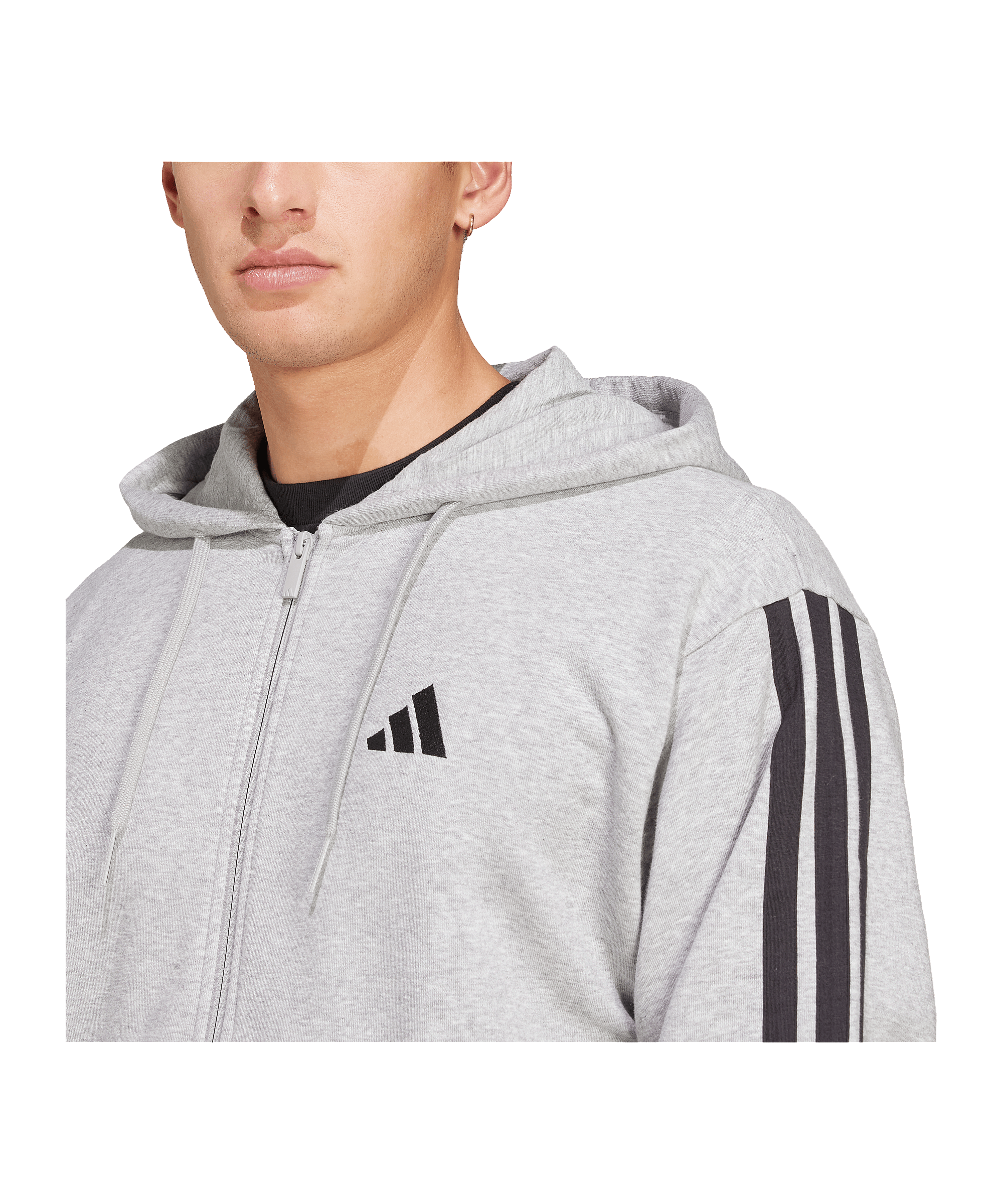 adidas Future Icons Kapuzenjacke Grau - grau