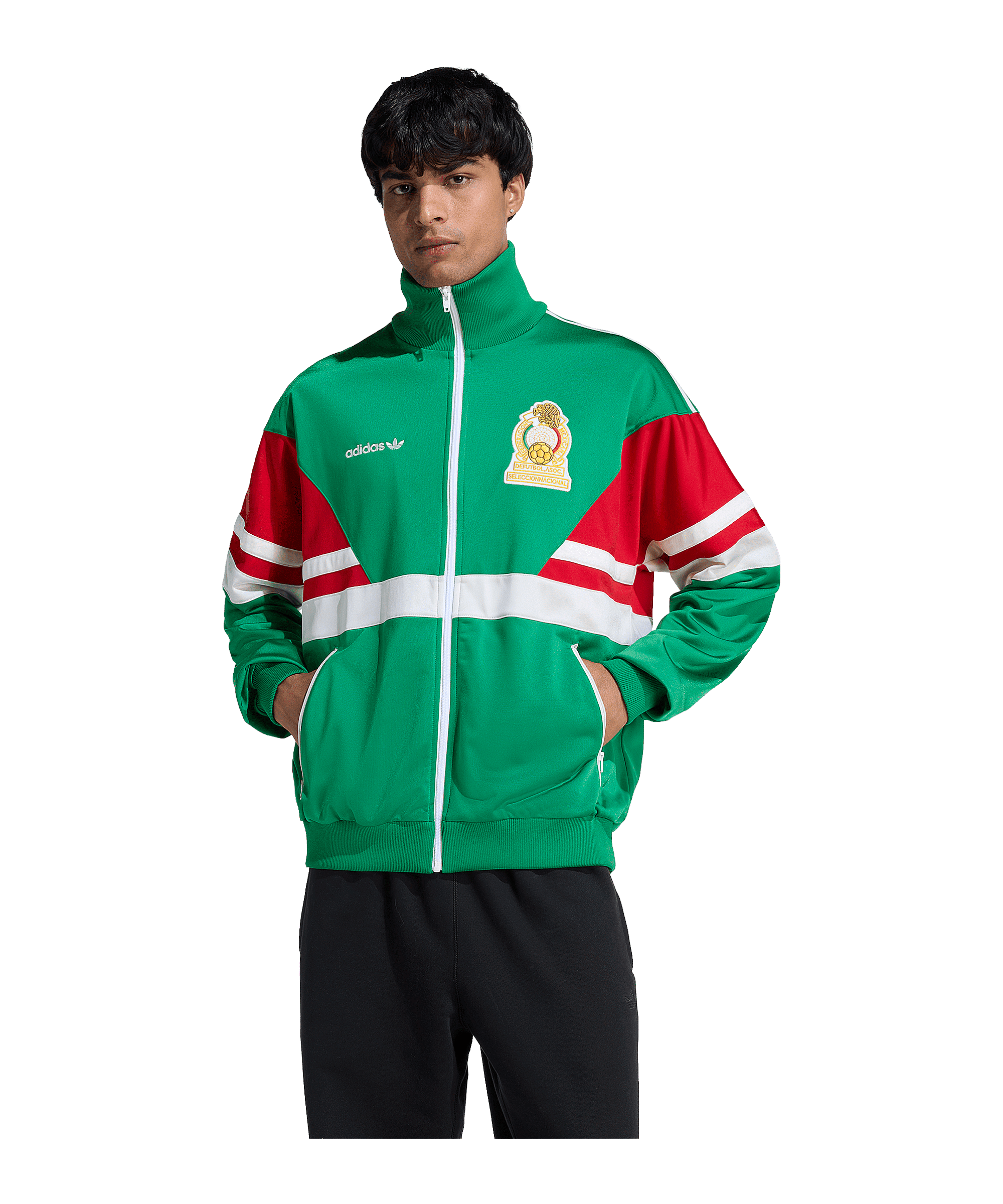 adidas FMF Mexiko Trainingsjacke 1986 Grün - gruen