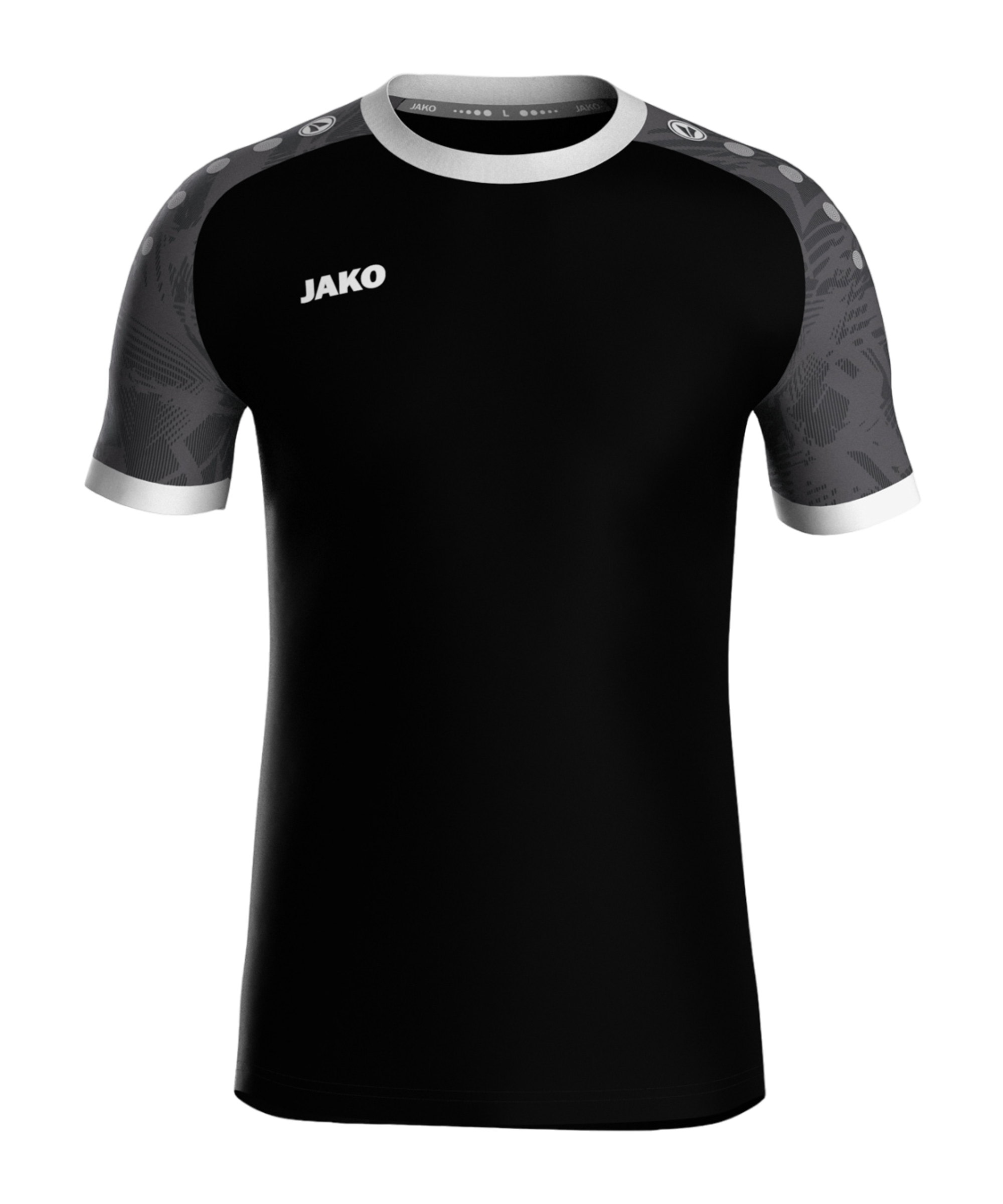 JAKO Iconic Trikot Kids Schwarz Grau F801 - schwarz