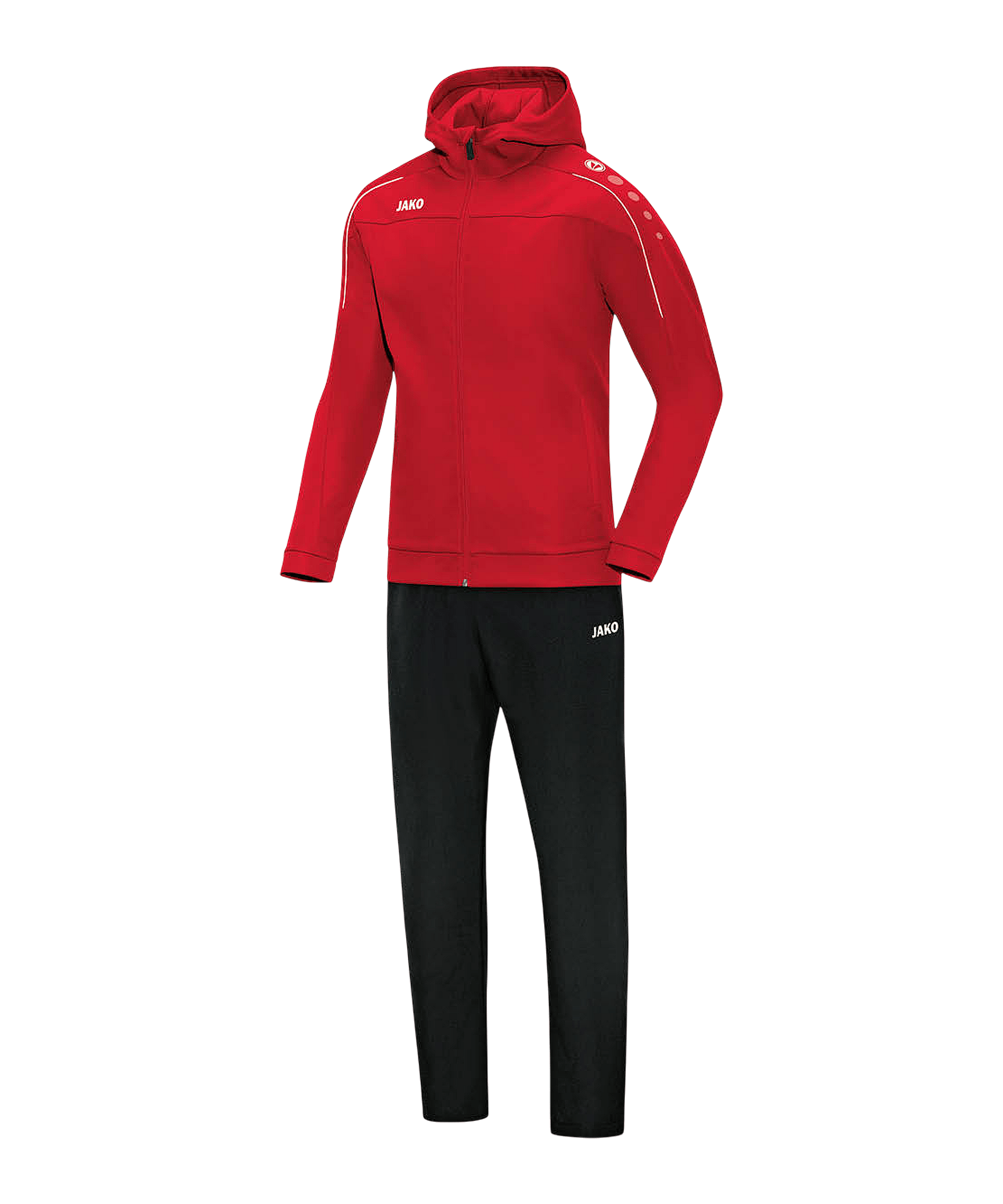 JAKO Classico Präsentationsanzug Kids Rot F01 - rot