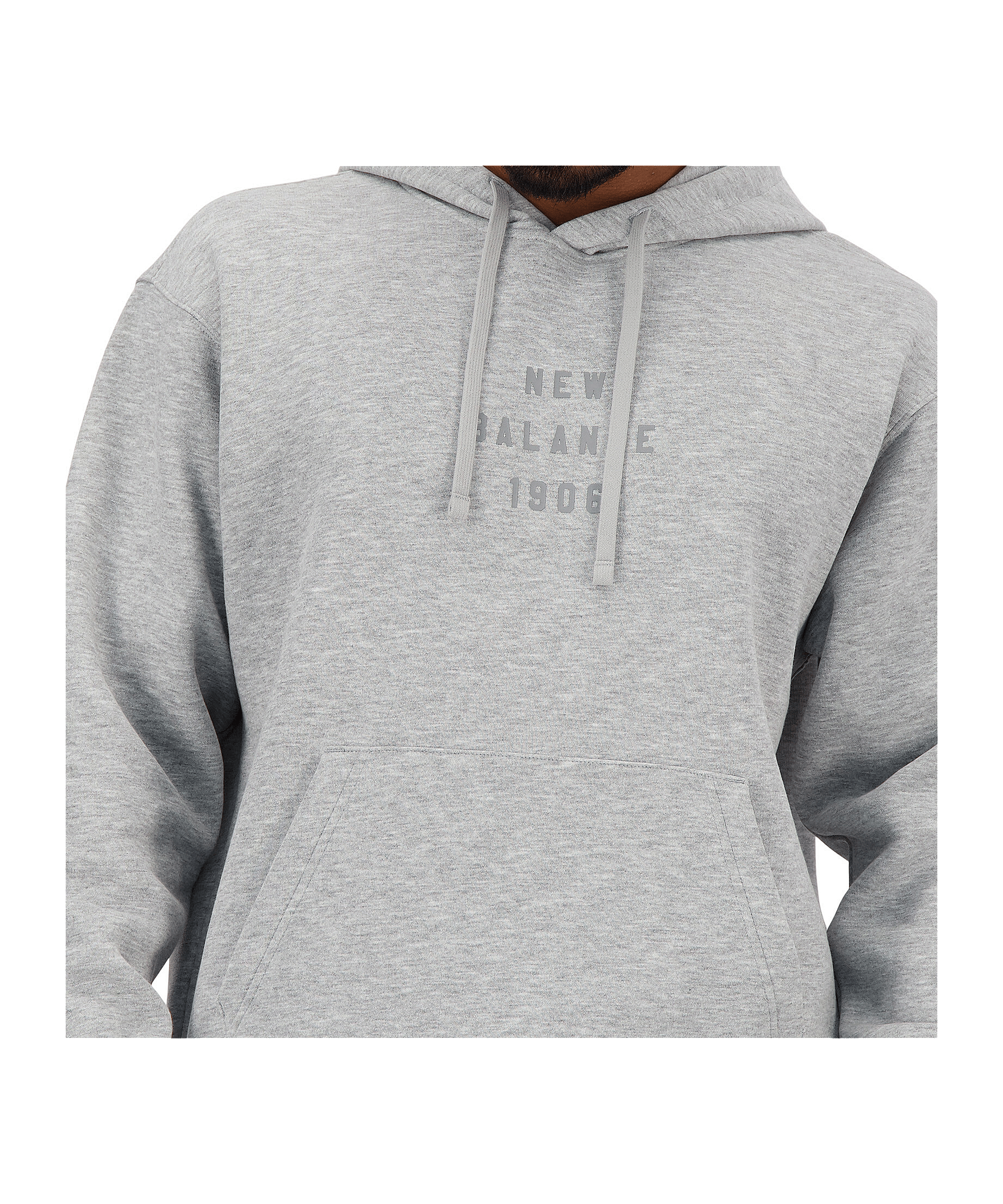 New Balance Iconic Collegiate Graphic Hoody FAG - grau