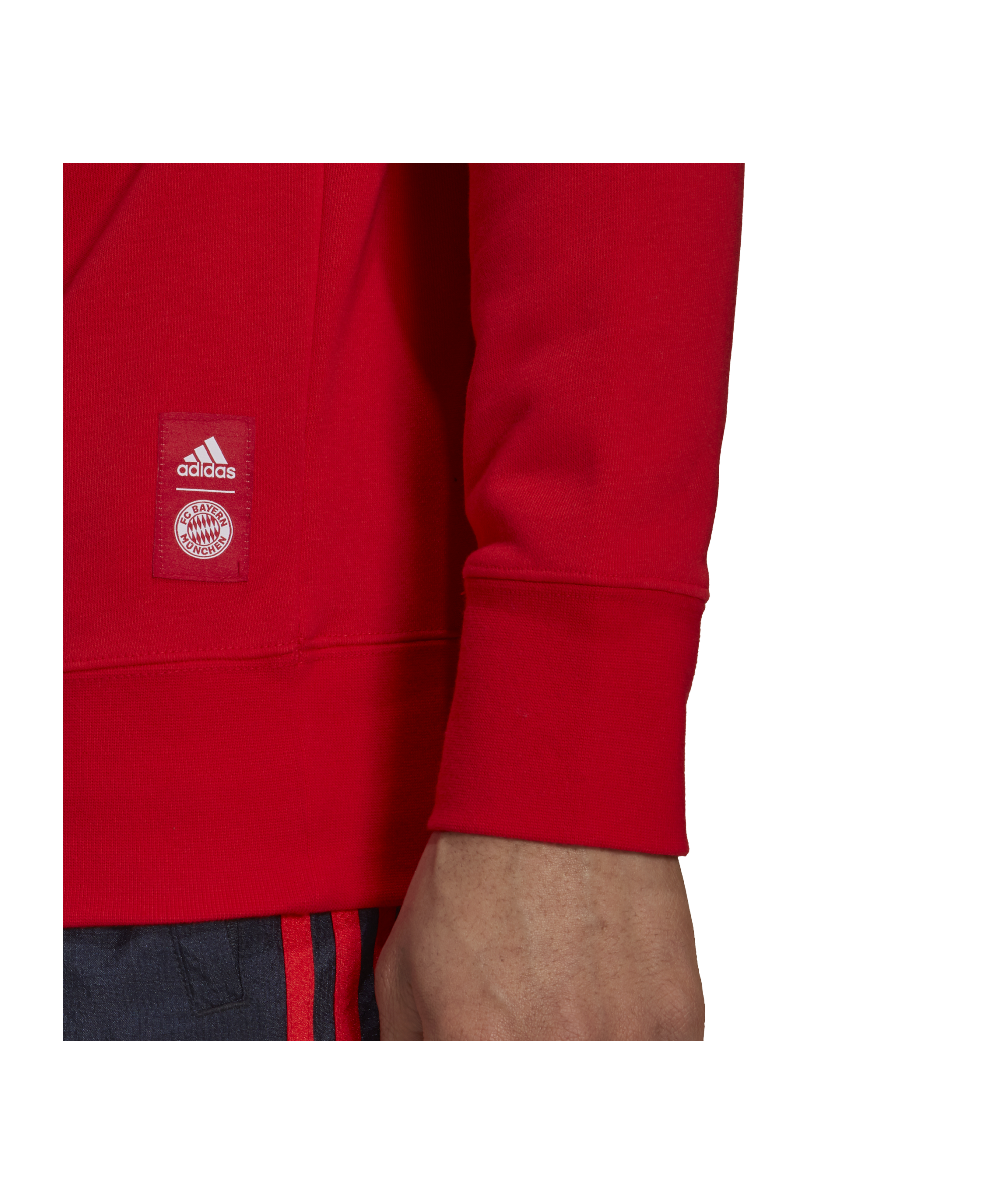 adidas FC Bayern München Icon Crew Sweatshirt Rot - rot