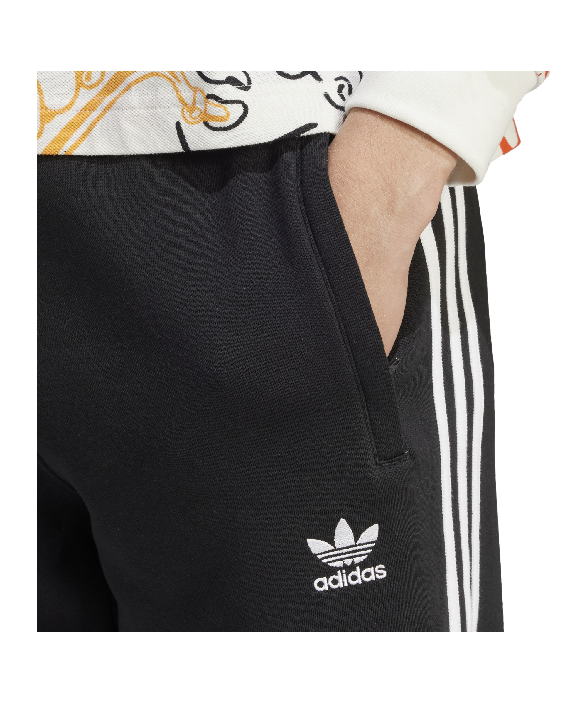 adidas Originals Adicolor 3-Stripe Jogginghose Schwarz - schwarz