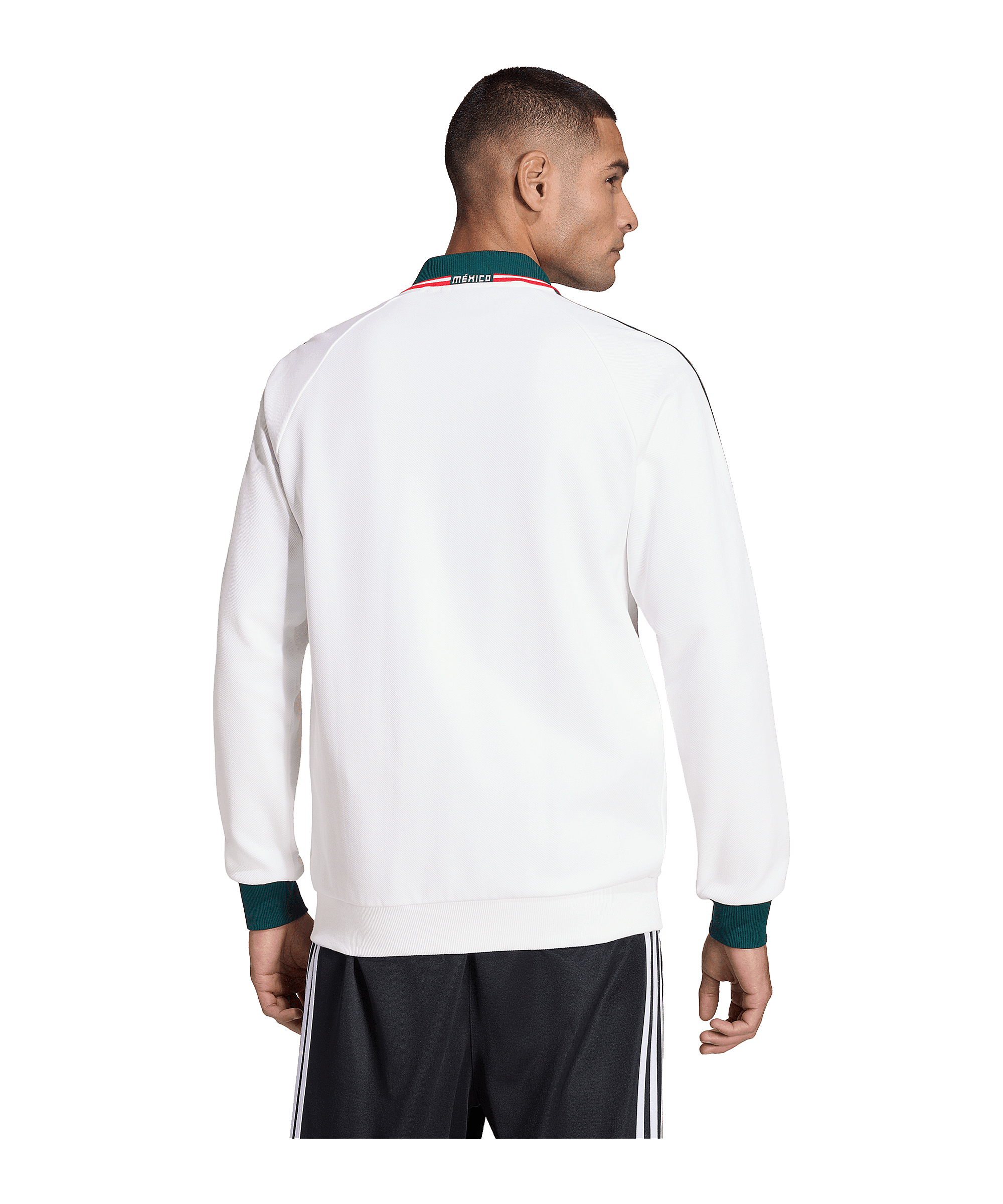 adidas FMF Mexiko Anthem Jacke Weiß - weiss
