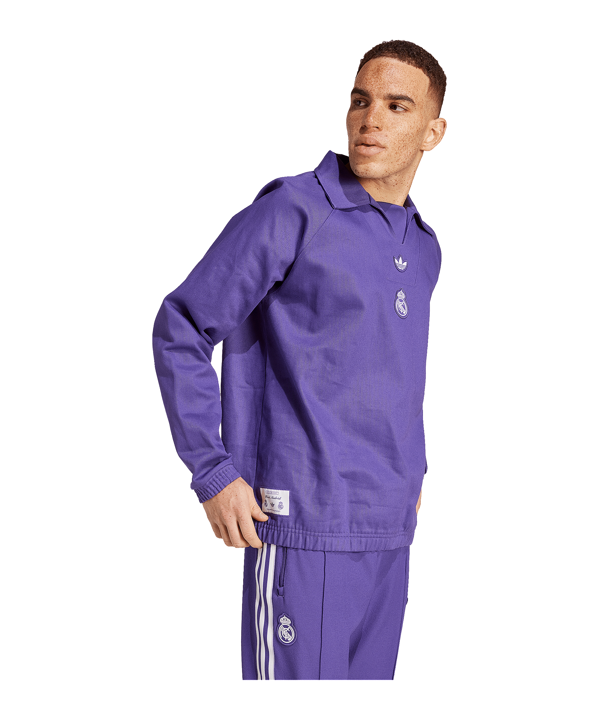 adidas Real Madrid Terrace Icon Sweatshirt Lila - lila