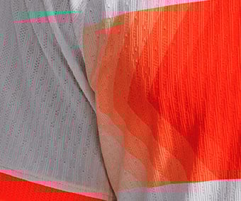 Hightech 3D Knit with mesh directly worked in