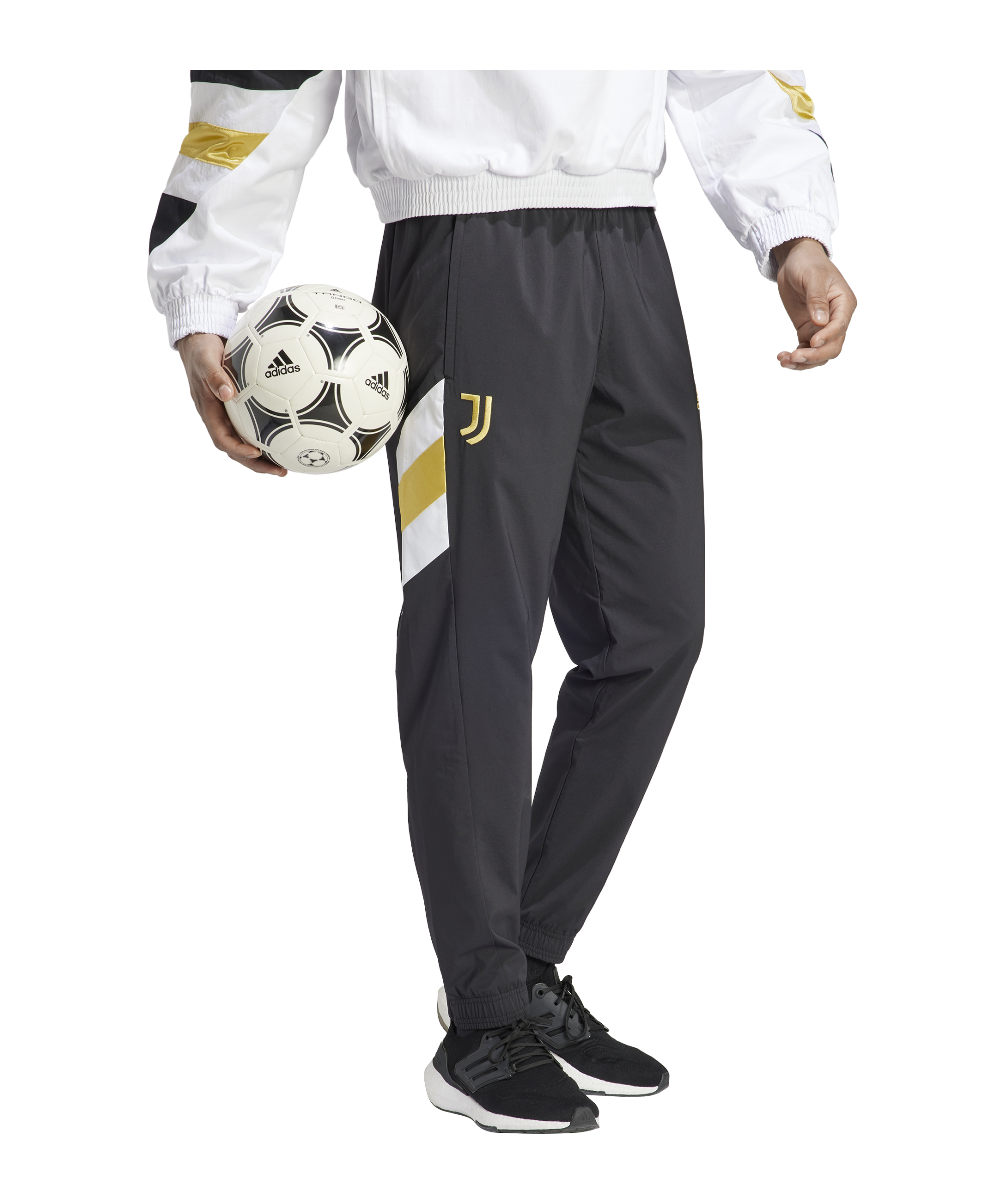 adidas Juventus Turin Icon Trainingshose Schwarz - schwarz