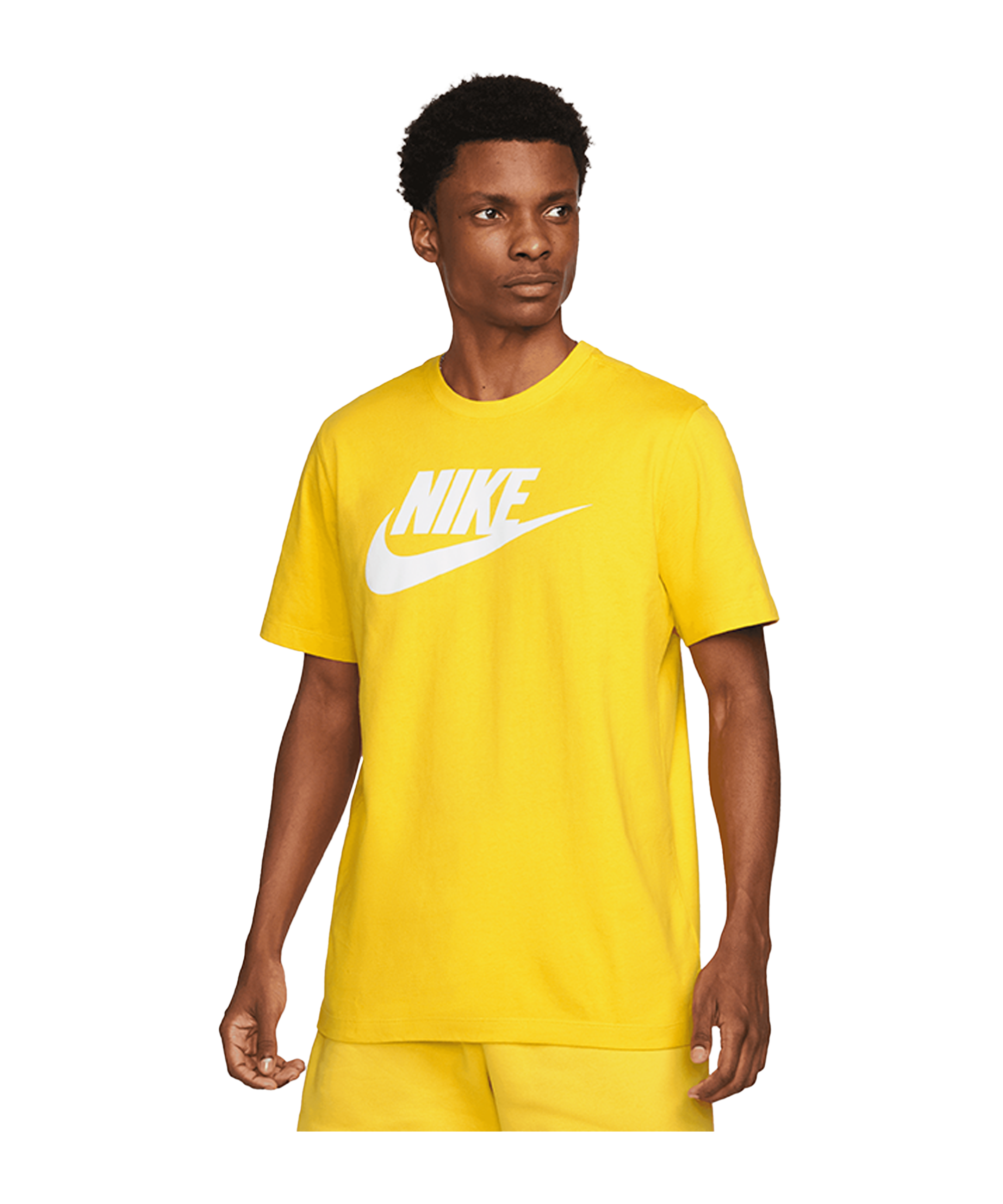 Nike Icon Futura T-Shirt Tall Gelb Weiss F709 - gelb