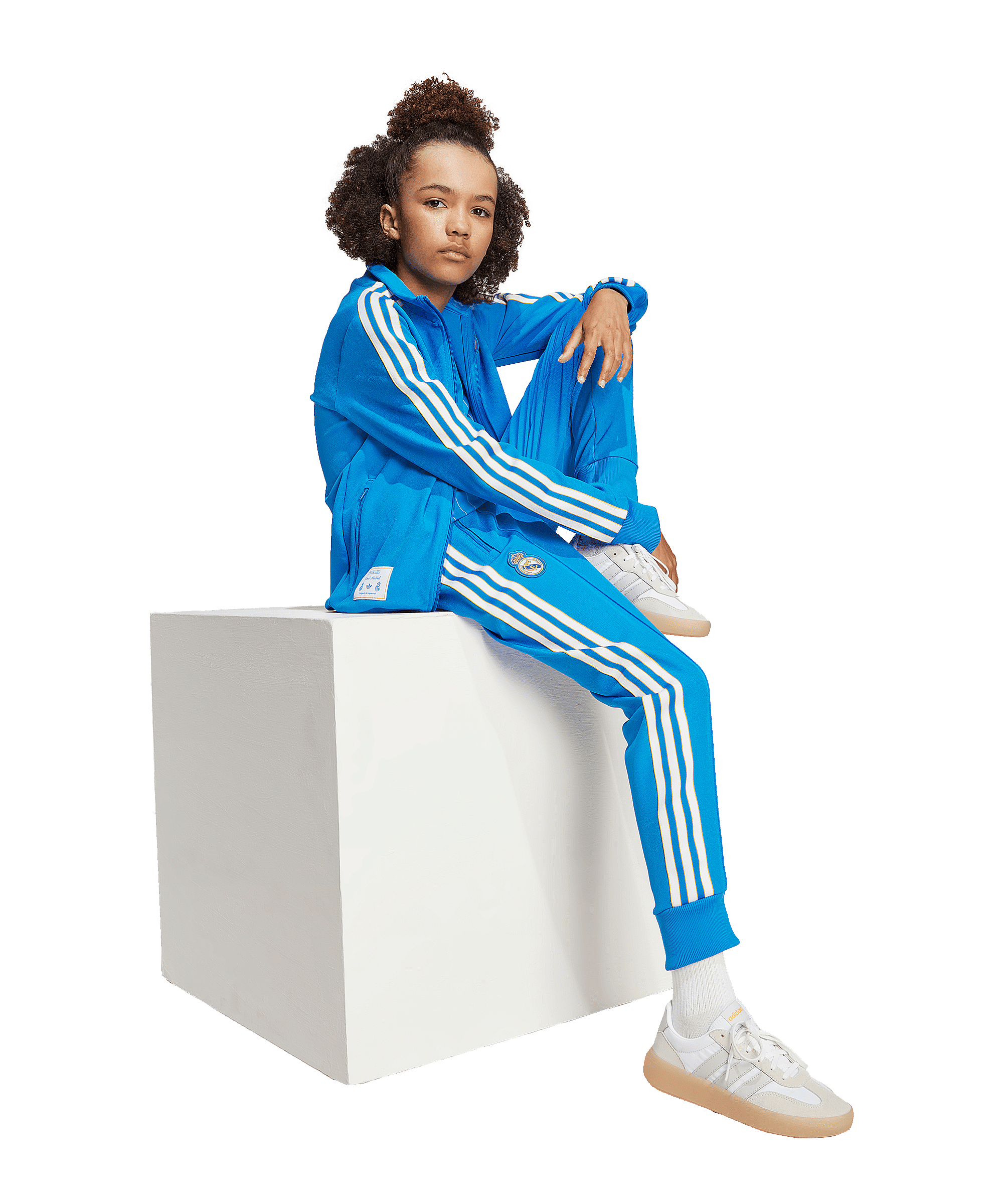 adidas Real Madrid Icon Track Hose Kids Blau - blau