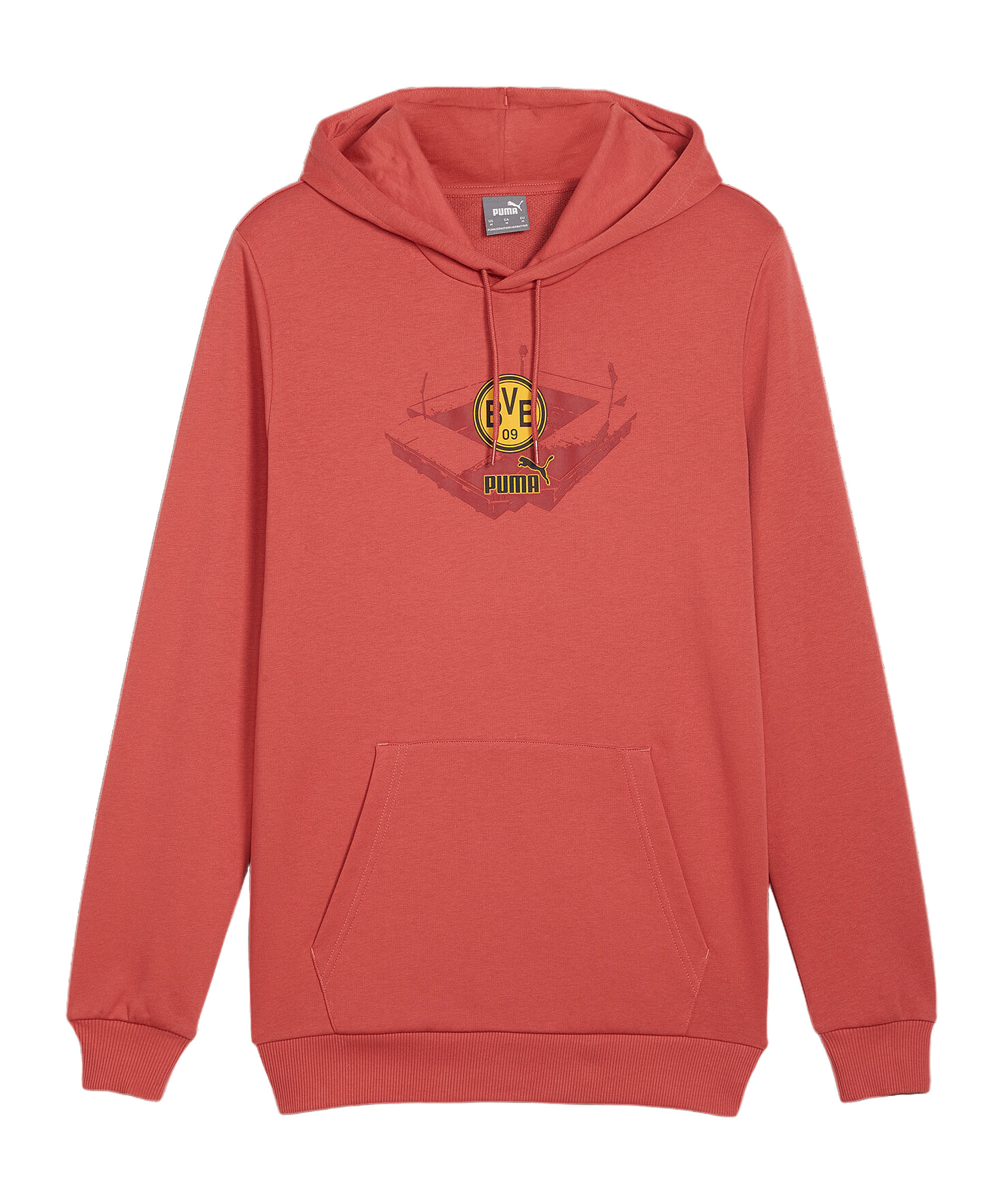 PUMA BVB Dortmund Ftbl ICONS Hoody Rot F04 - rot