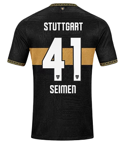 Beispiel VfB Name und Numbering, Rückennummer 41, Seimen
