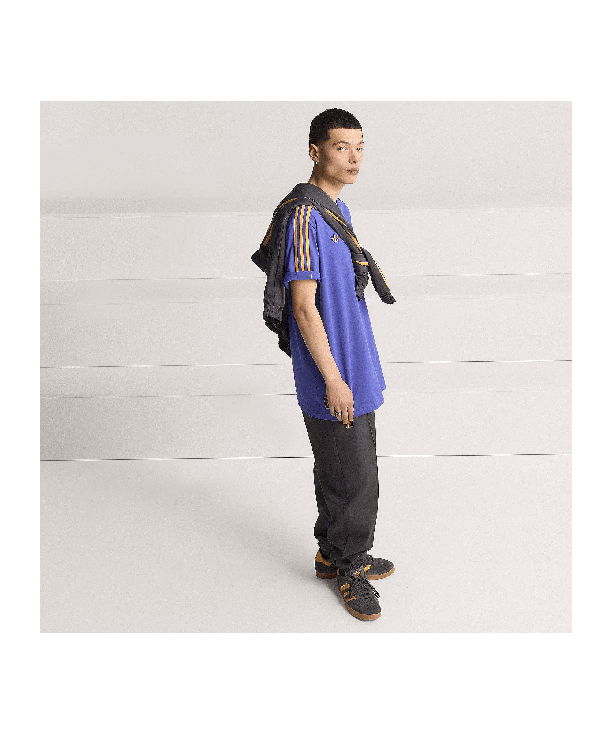 adidas Manchester United Icons T-Shirt Lila - lila