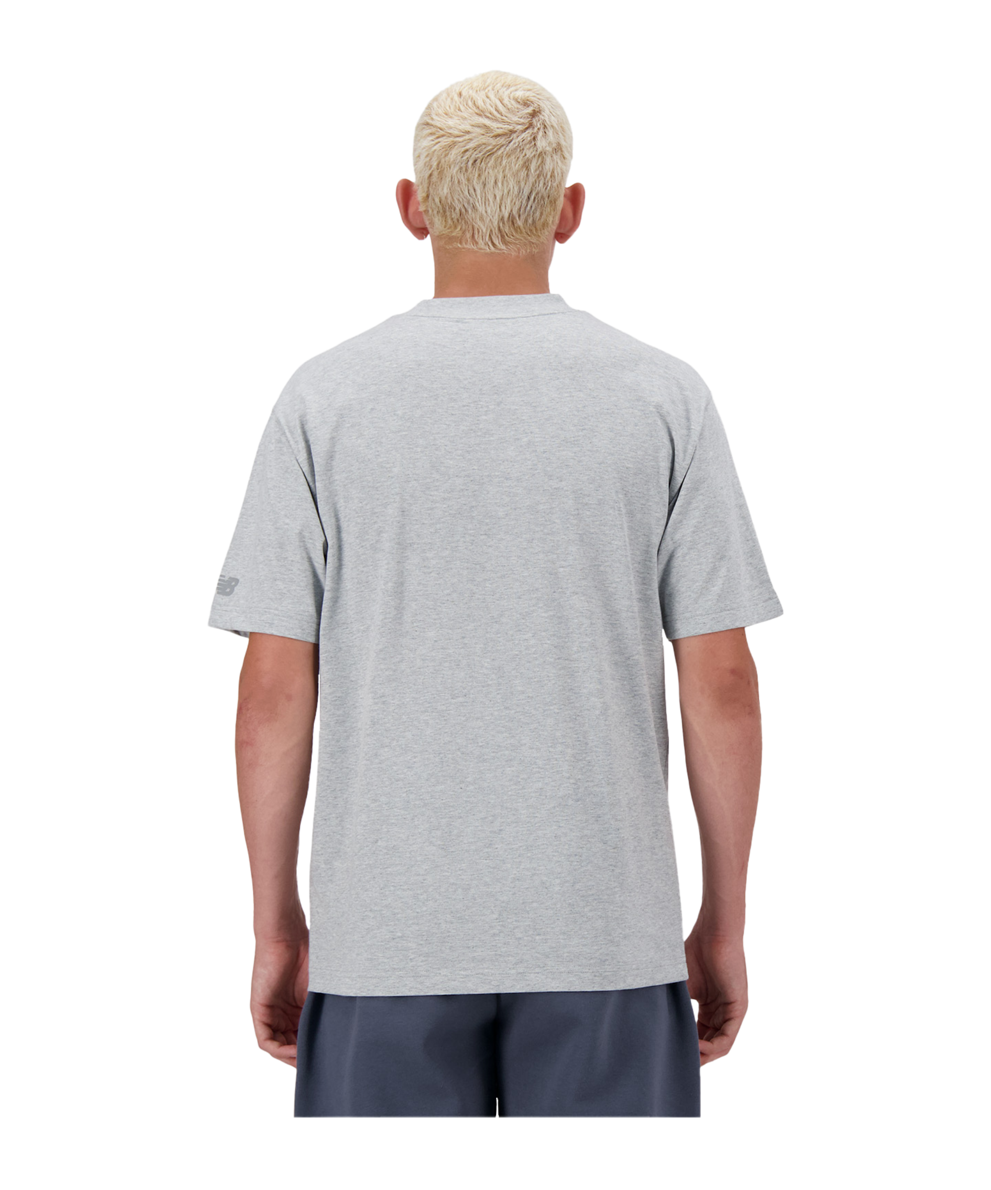 New Balance Iconic Collegiate Graphic T-Shirt FAG - grau