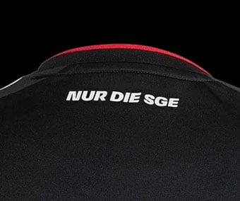 Nackendruck mit dem Fan-Spruch Nur die SGE
