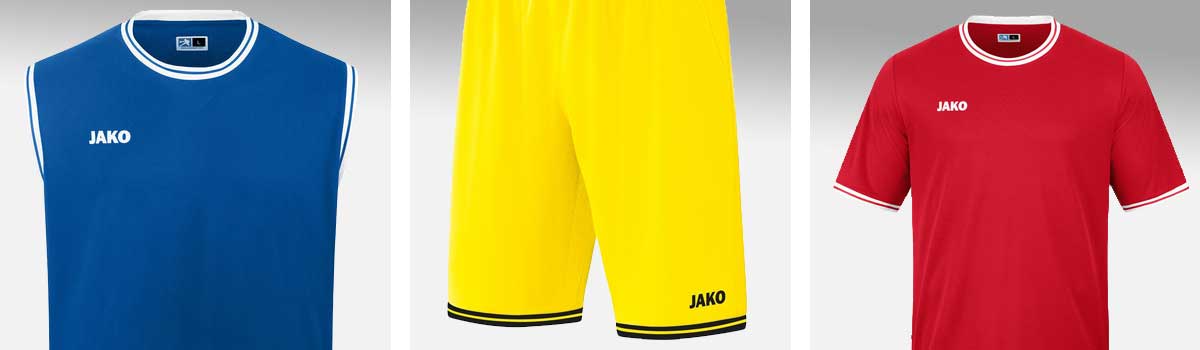 Detailansichten mit den Design-Besonderheiten der JAKO Center 2.0-Kollektion