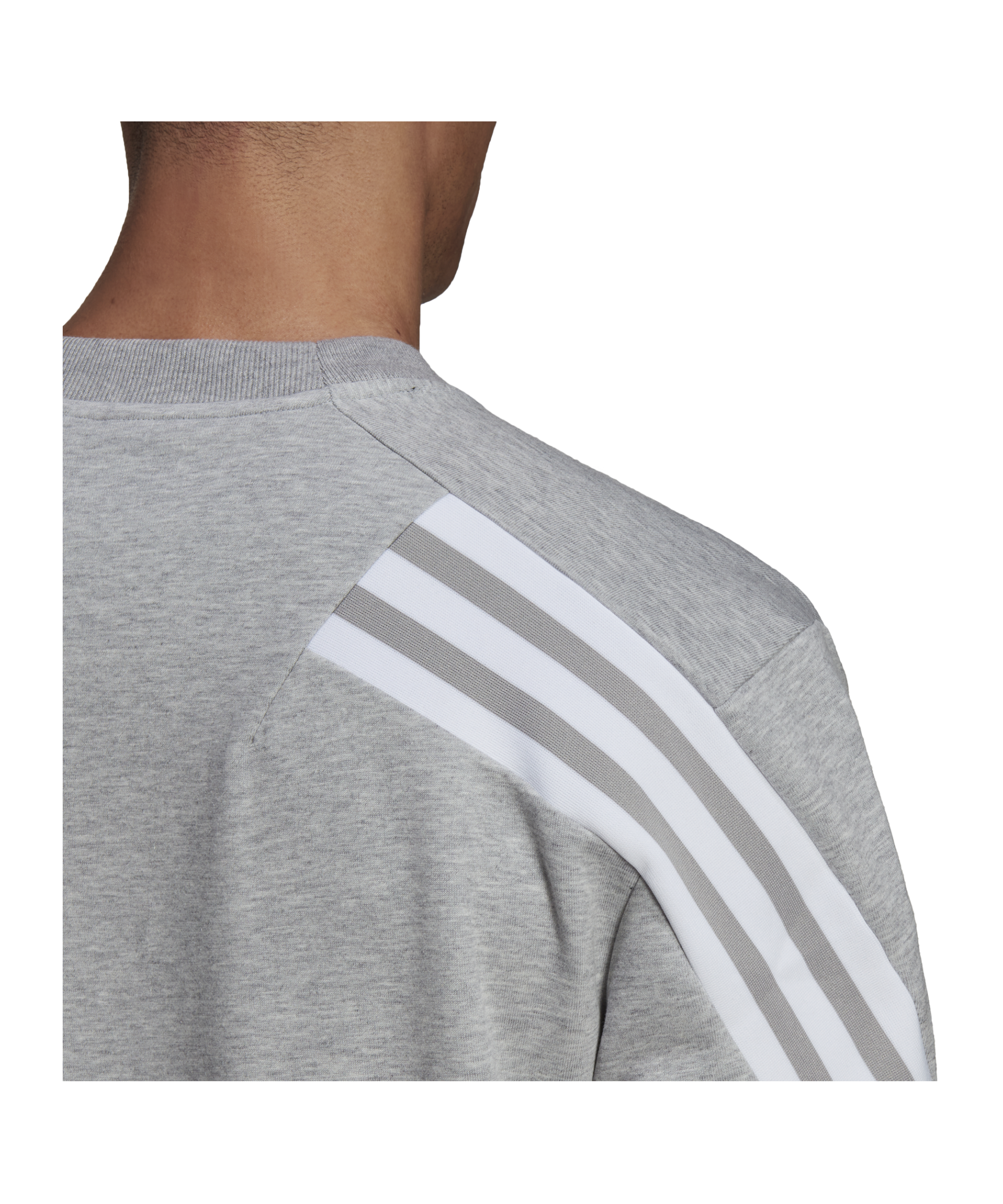 adidas 3 Stripes Future Icons Sweatshirt Grau - grau