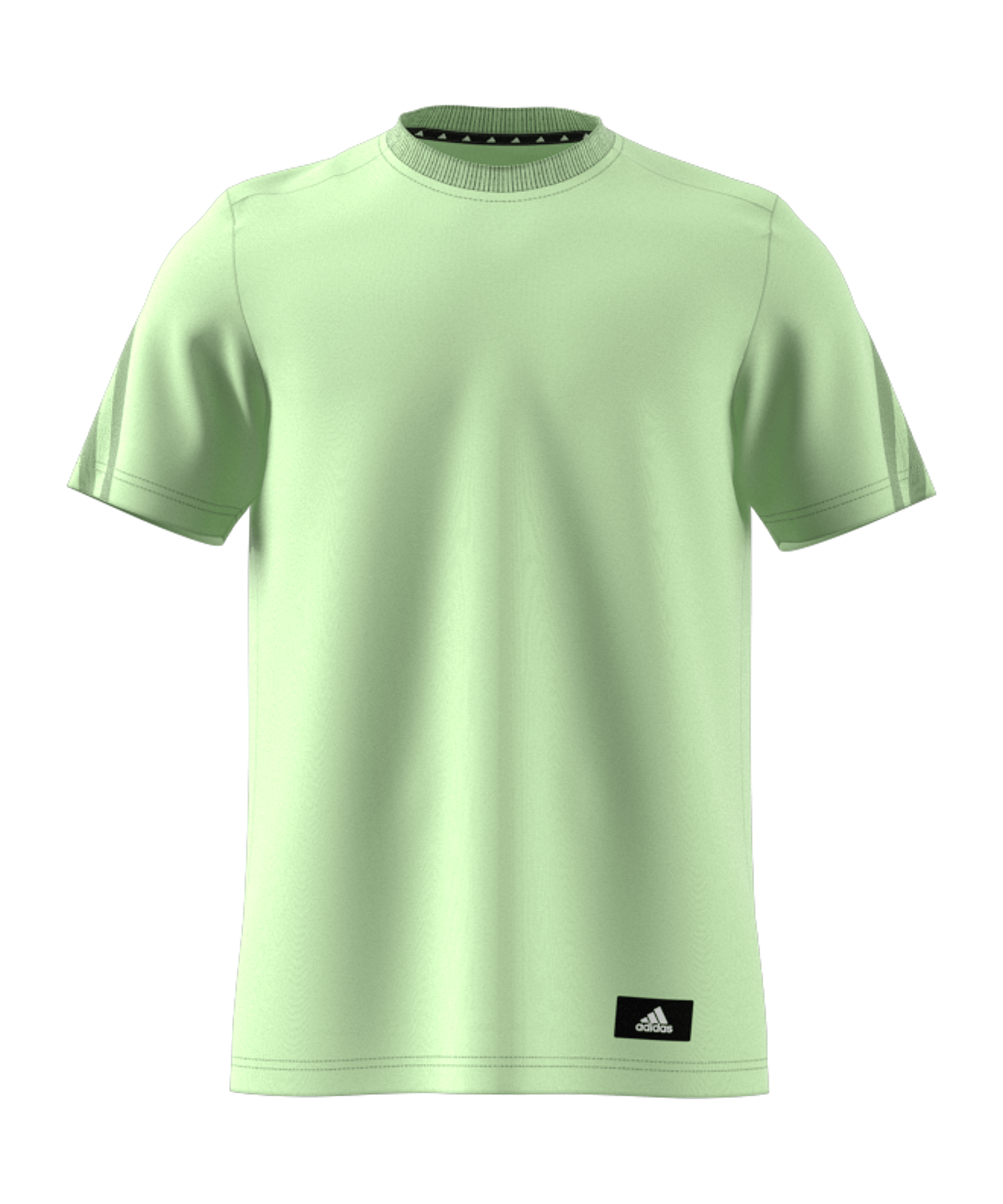 adidas 3 Stripes Future Icons T-Shirt Grün - hellgruen
