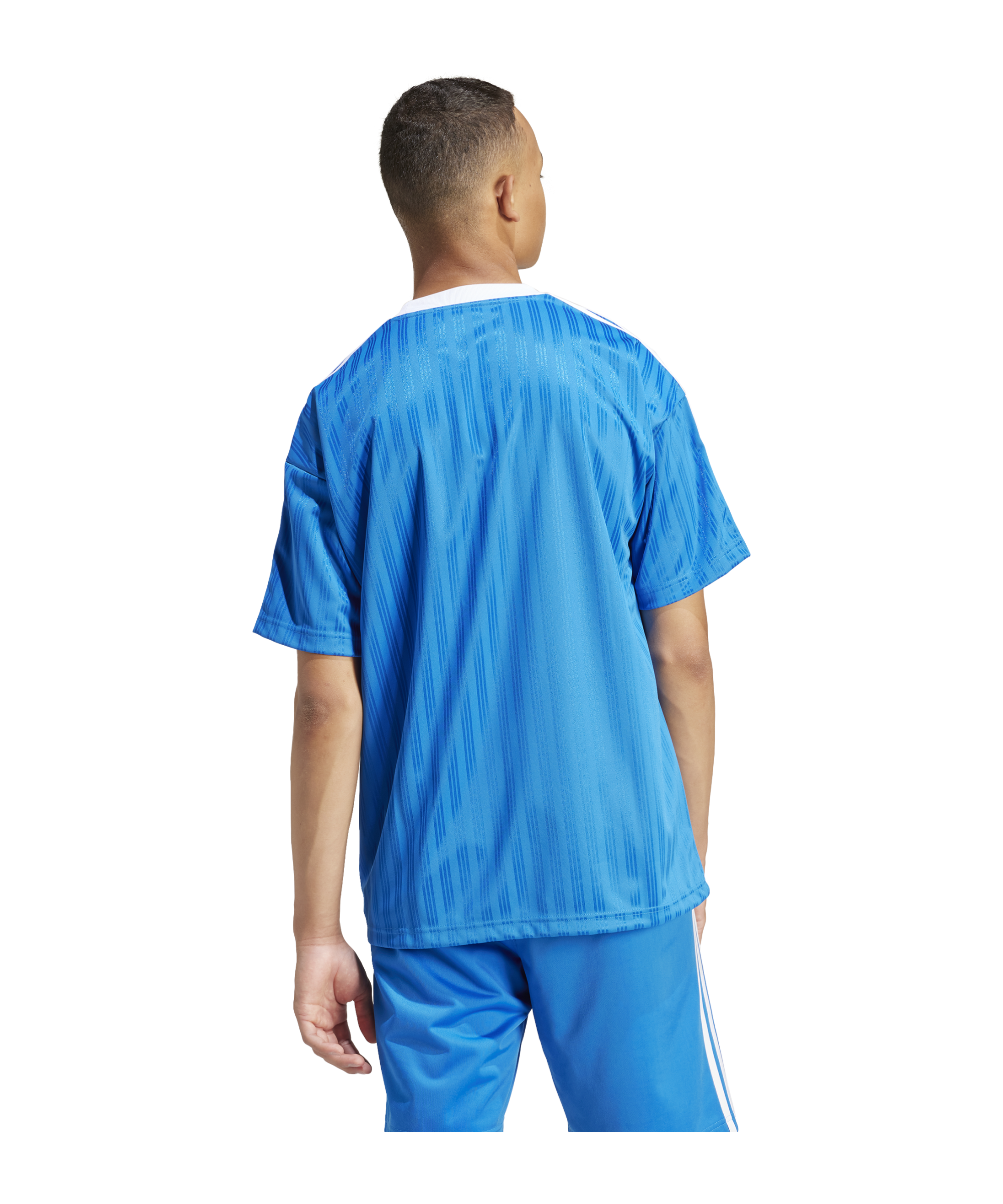 adidas Originals Adicolor Poly T-Shirt Blau Weiss - blau