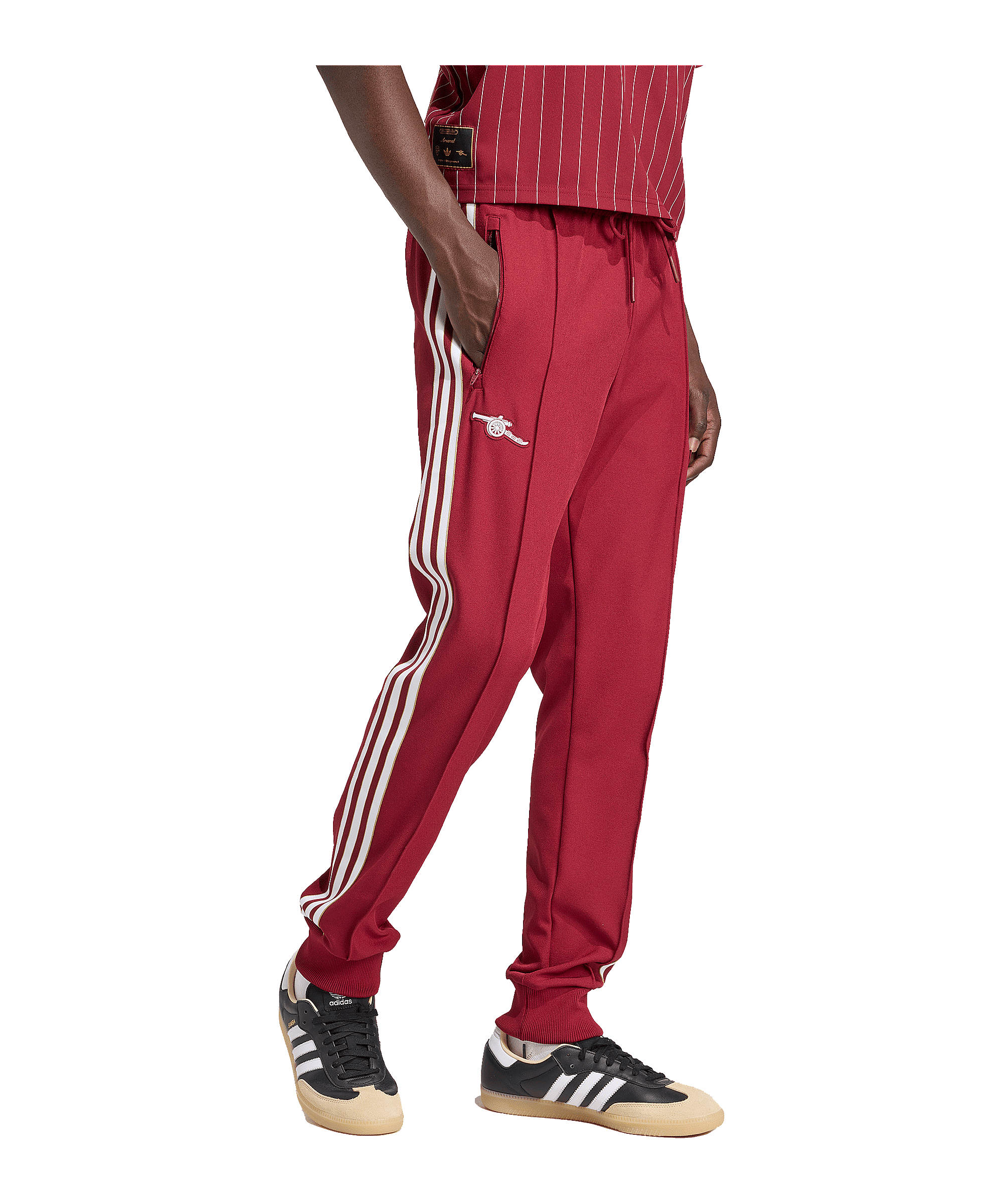 adidas FC Arsenal London Icon Track Hose Rot - rot