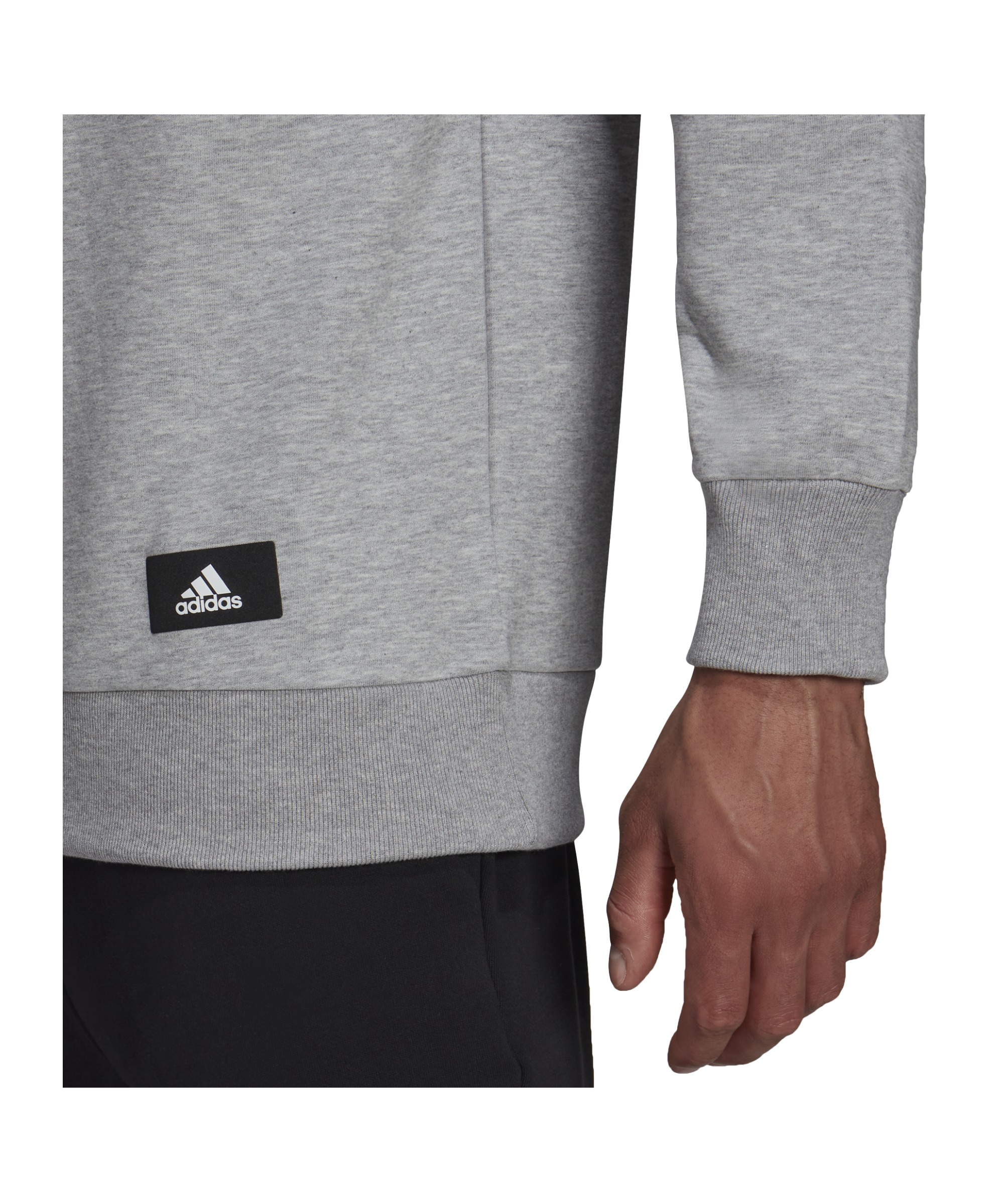 adidas 3 Stripes Future Icons Sweatshirt Grau - grau