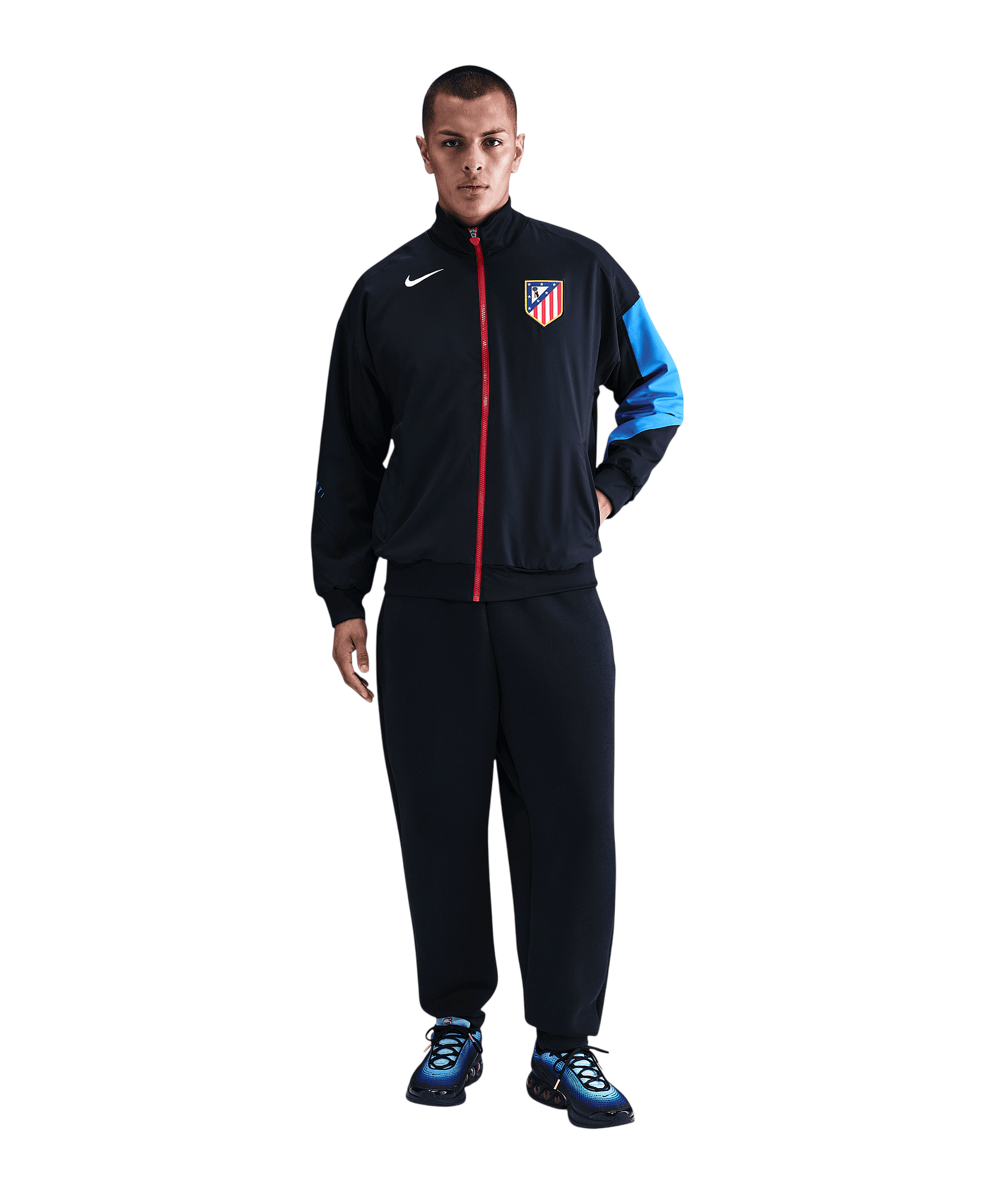 Nike Atletico Madrid Anthem Jacke Schwarz F010 - schwarz