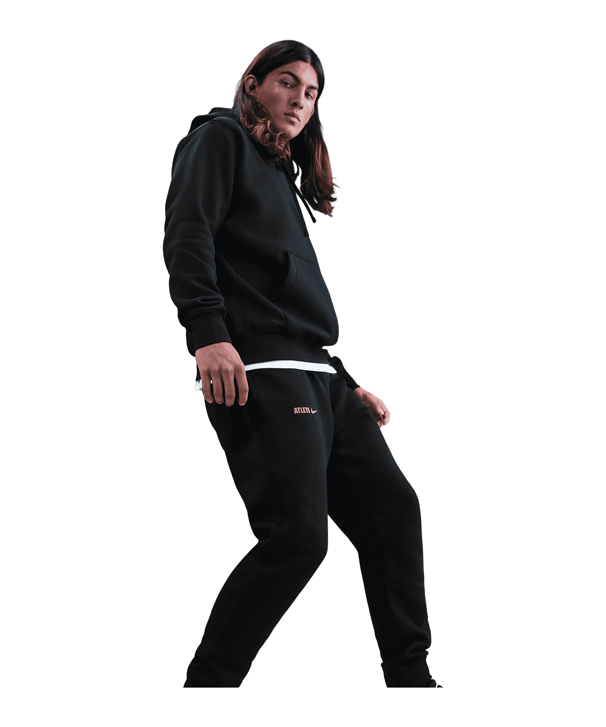 Nike Atletico Madrid NSW Club Jogginghose Schwarz F010 - schwarz