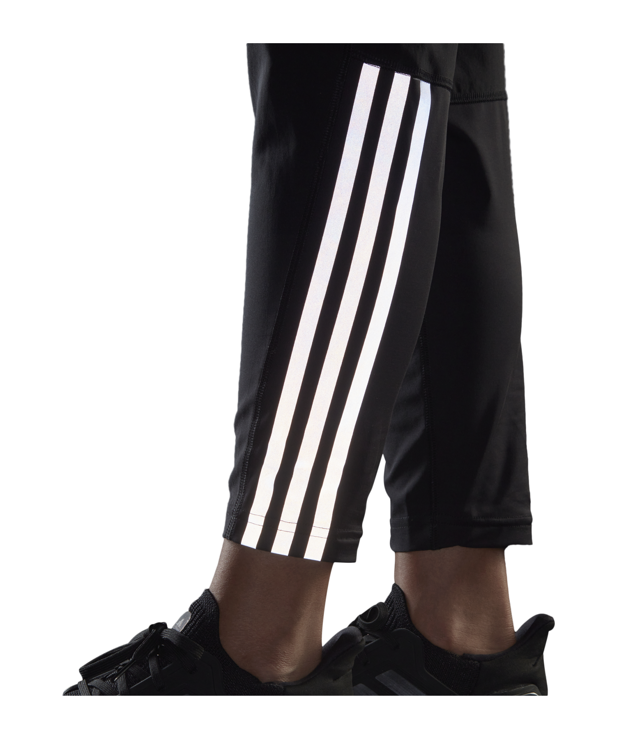 adidas Run Icons 3-Stripes Wind Running Pants Black - schwarz