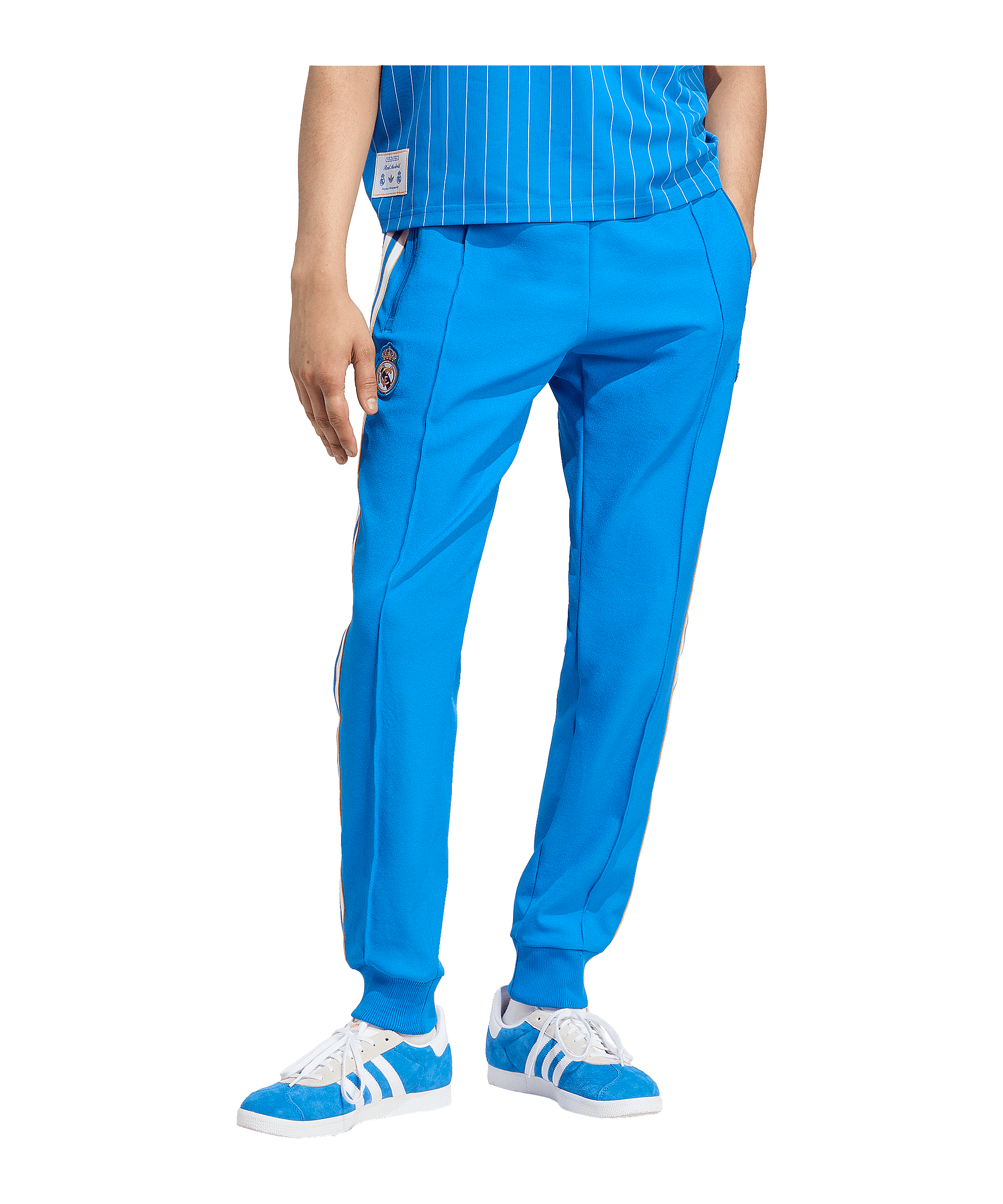 adidas Real Madrid Icon Track Hose Blau - blau