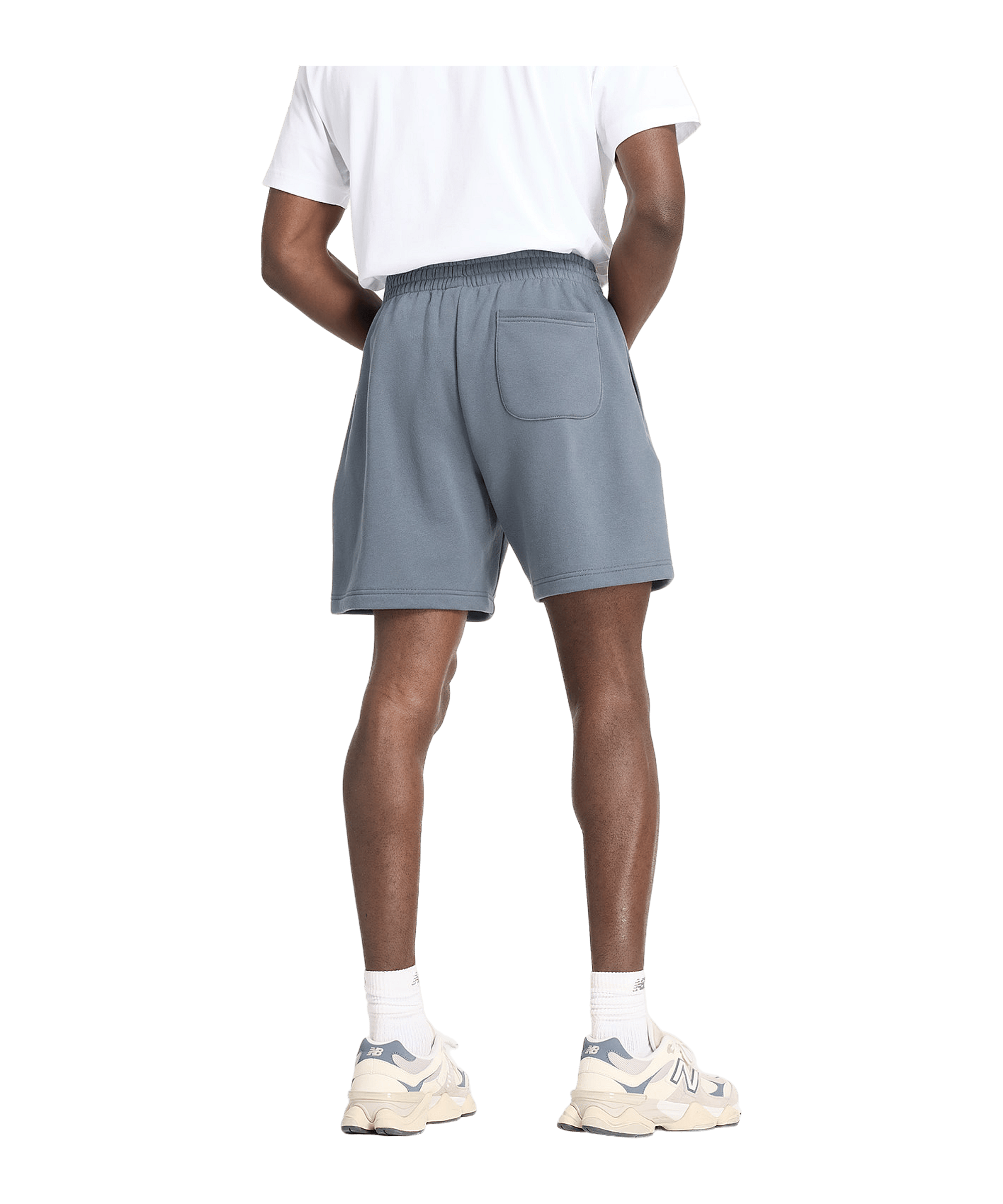 New Balance Iconic Collegiate 7" Fleece Short FGT - grau