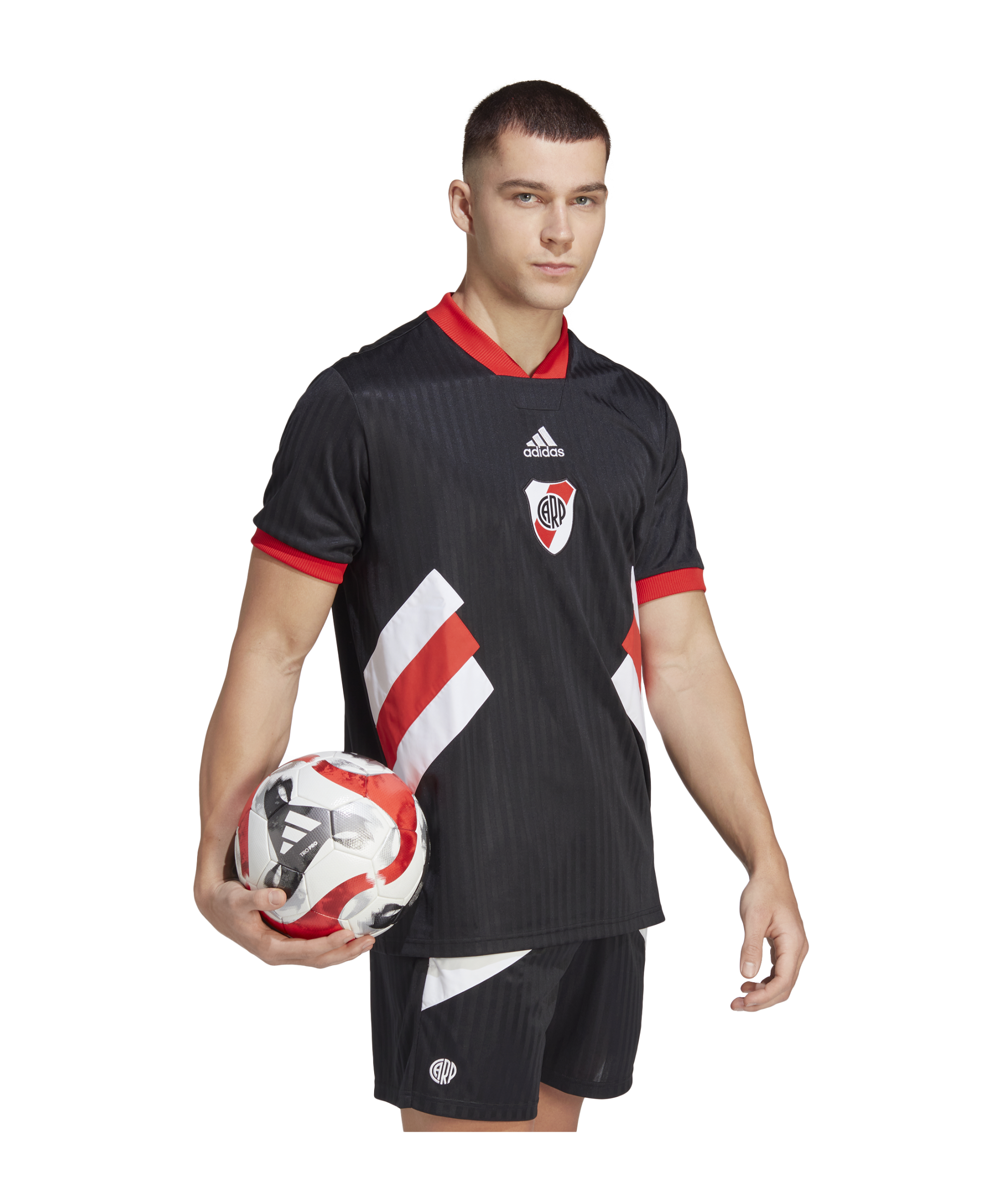 adidas River Plate Icon Trikot Schwarz - schwarz
