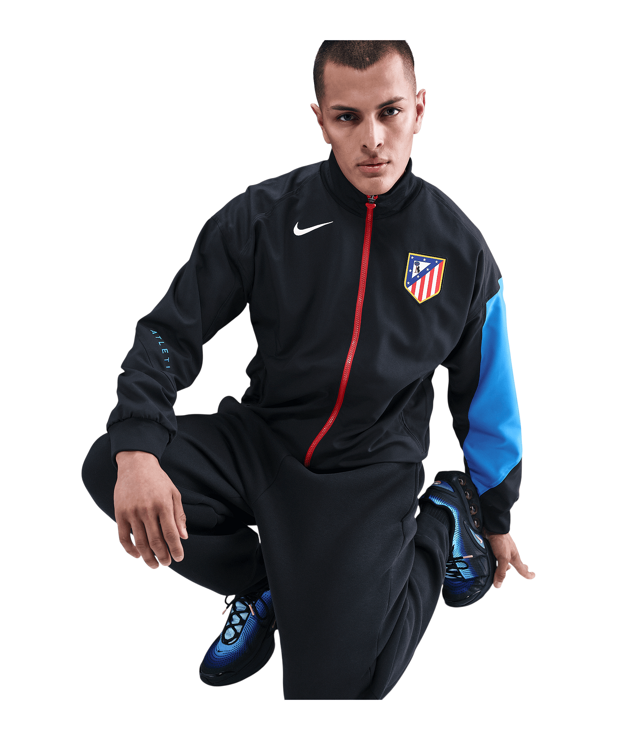 Nike Atletico Madrid Anthem Jacke Schwarz F010 - schwarz