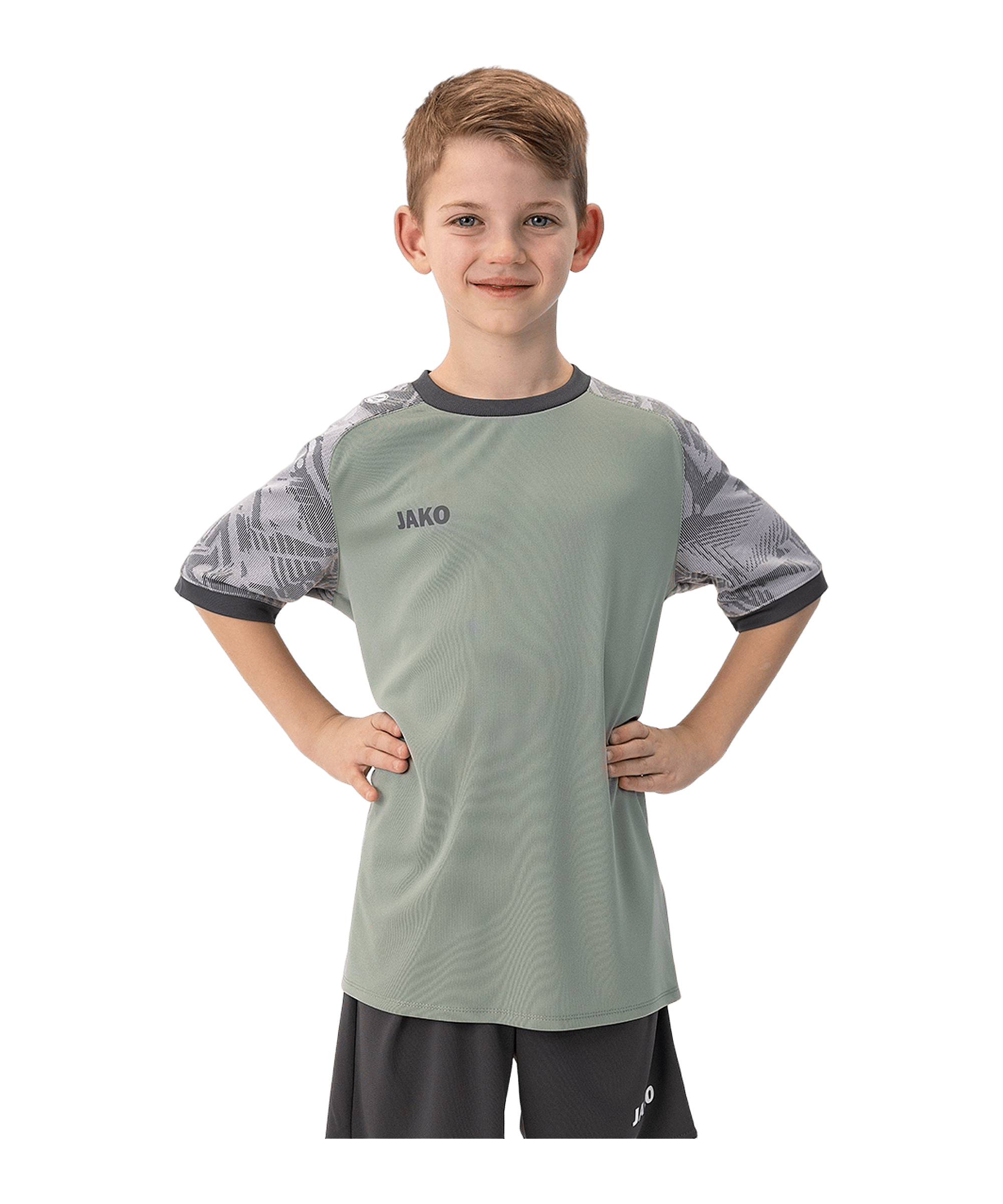 JAKO Iconic Trikot Kids Grün F238 - gruen
