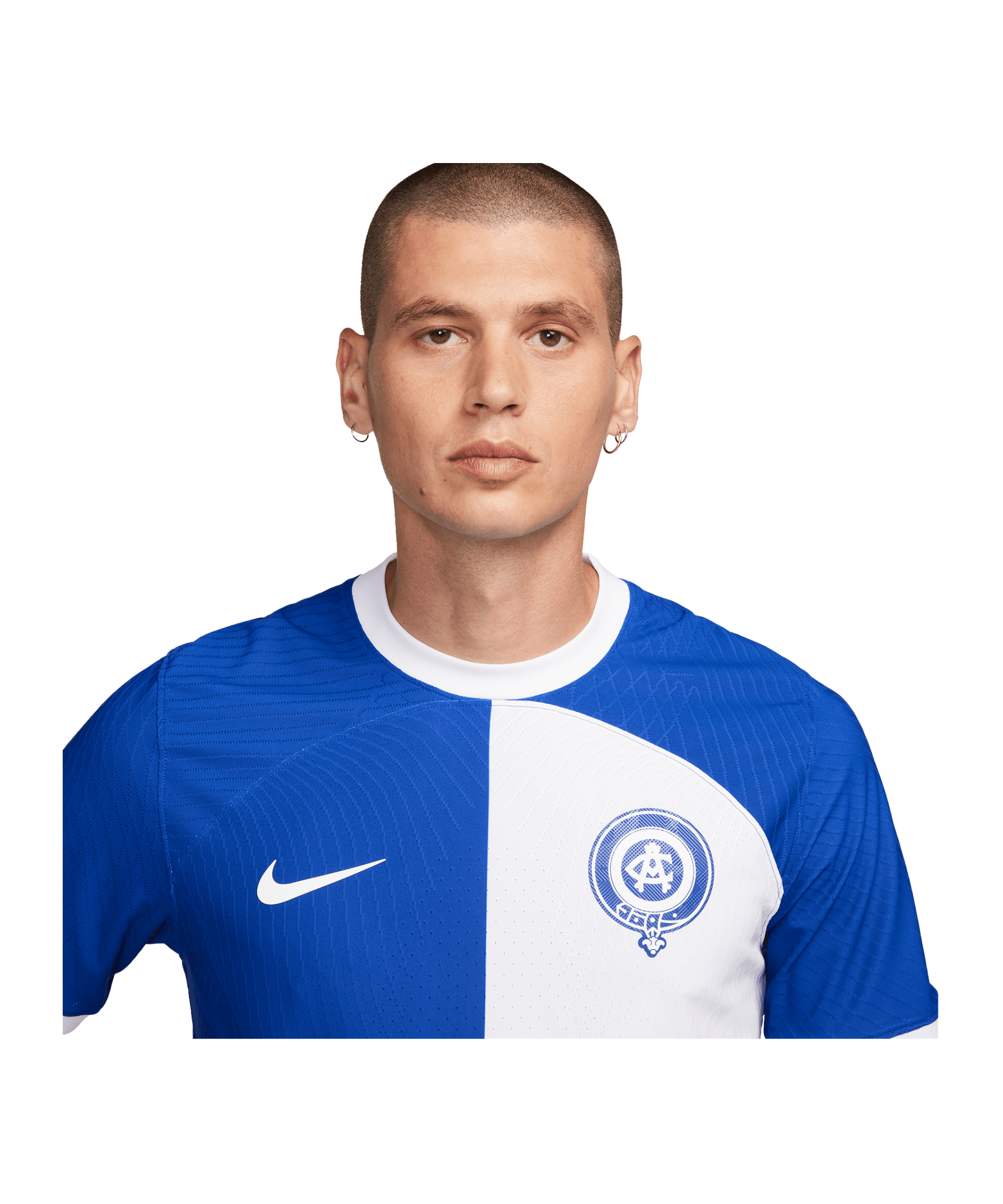 Nike Atletico Madrid Auth. Trikot Away 2023/2024 Blau Weiss F418 - blau