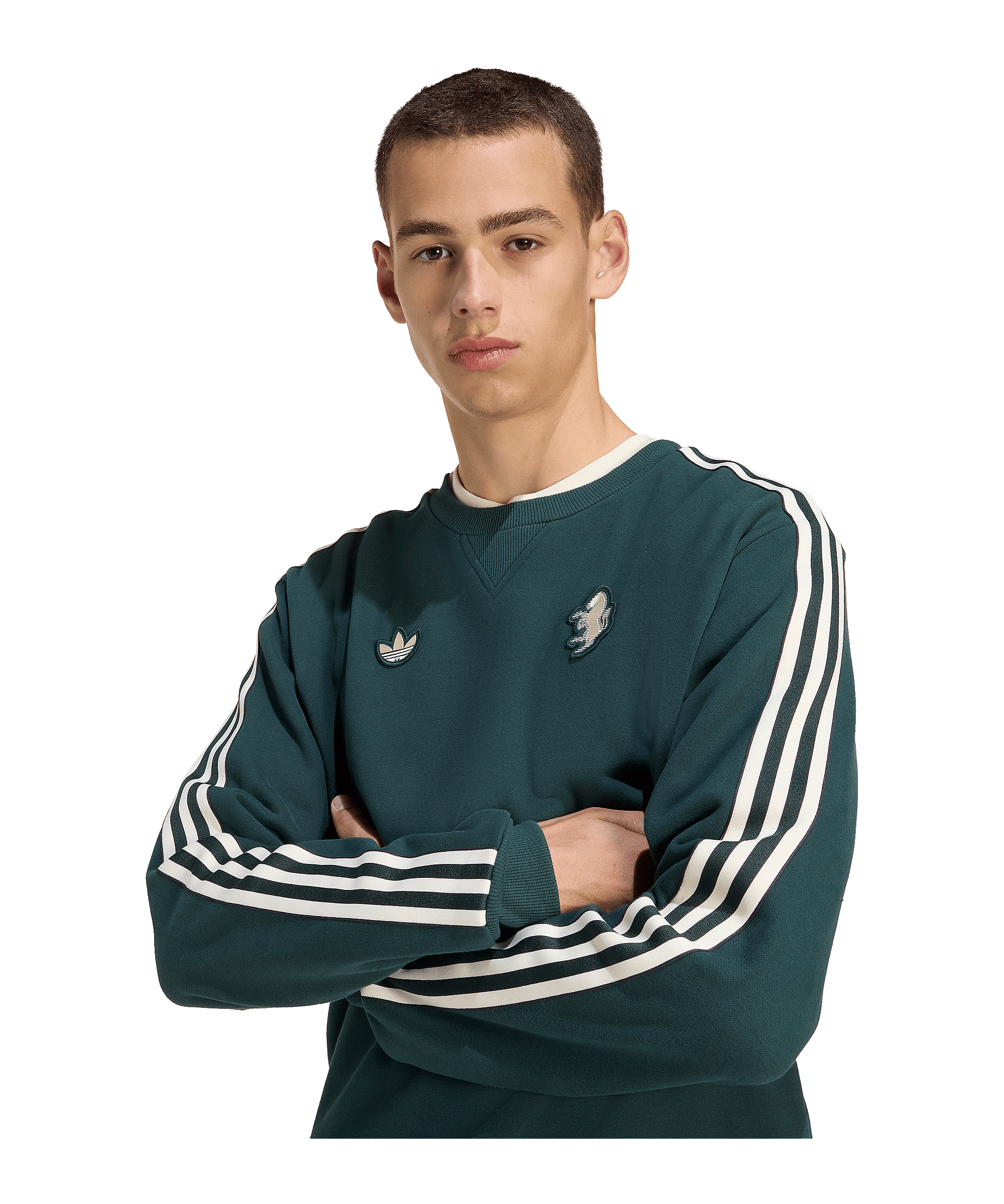 adidas Juventus Turin Icon Sweatshirt Grün - gruen