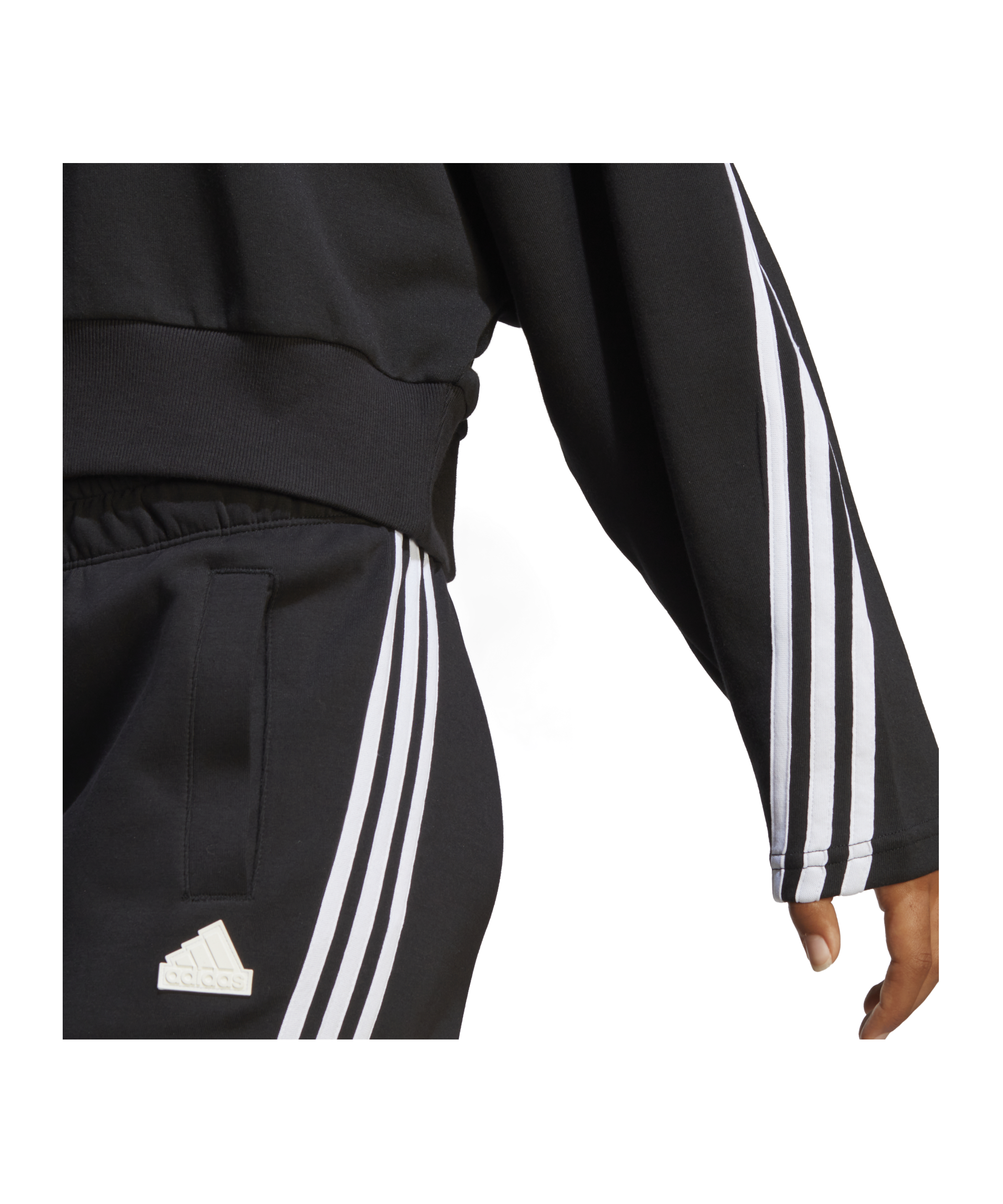 adidas Future Icons 3-Stripes Sweatshirt Black - schwarz