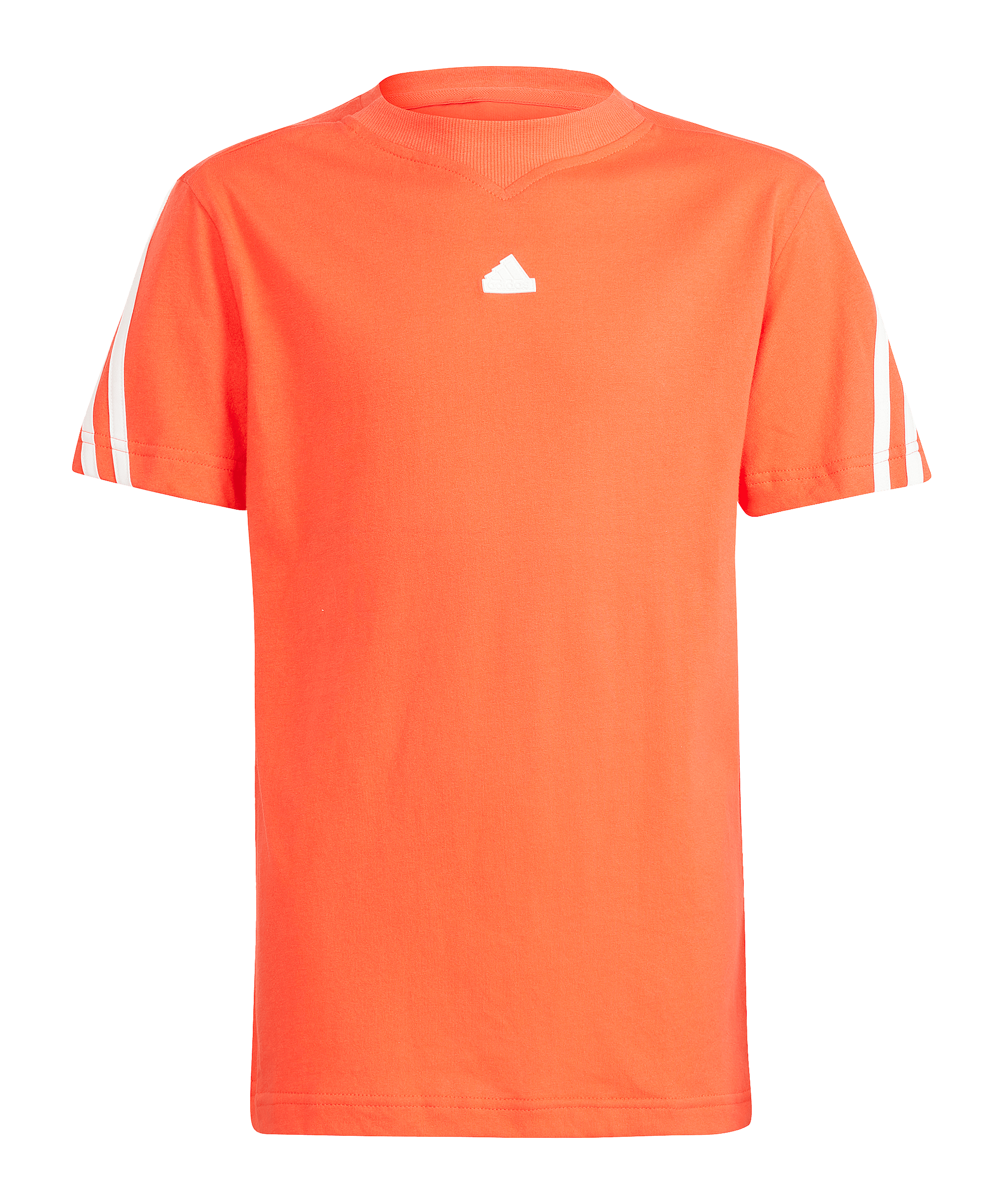 adidas Future Icons 3-Stripes T-Shirt Kids Rot - rot