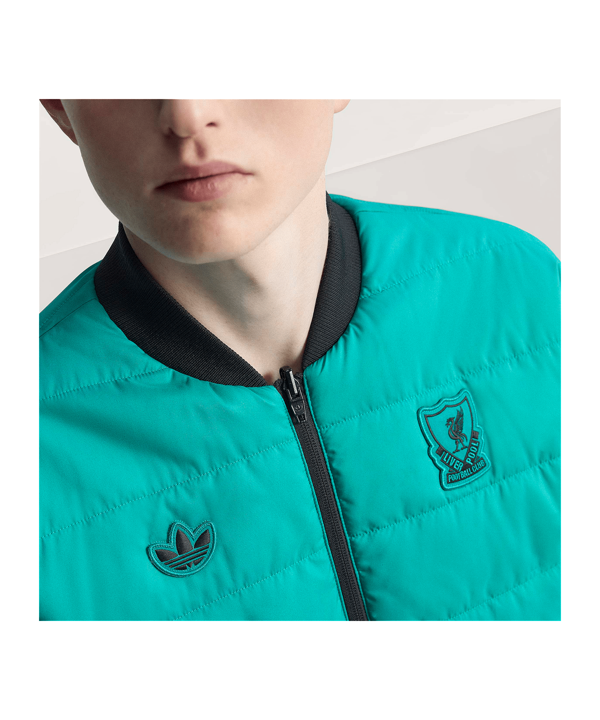 adidas FC Liverpool Icon Jacke Schwarz - schwarz