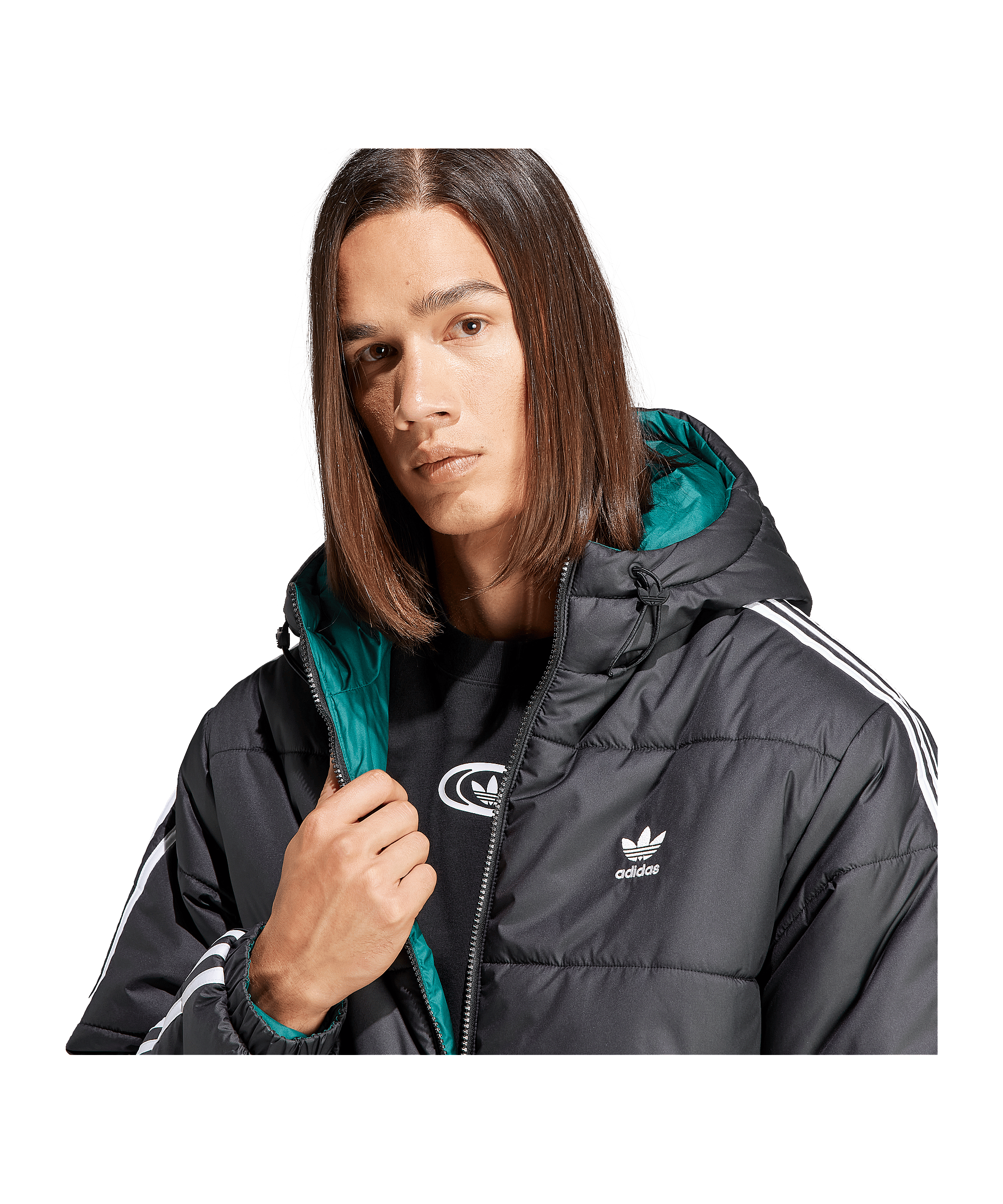 adidas Originals Adicolor Reversible Jacke Schwarz - schwarz