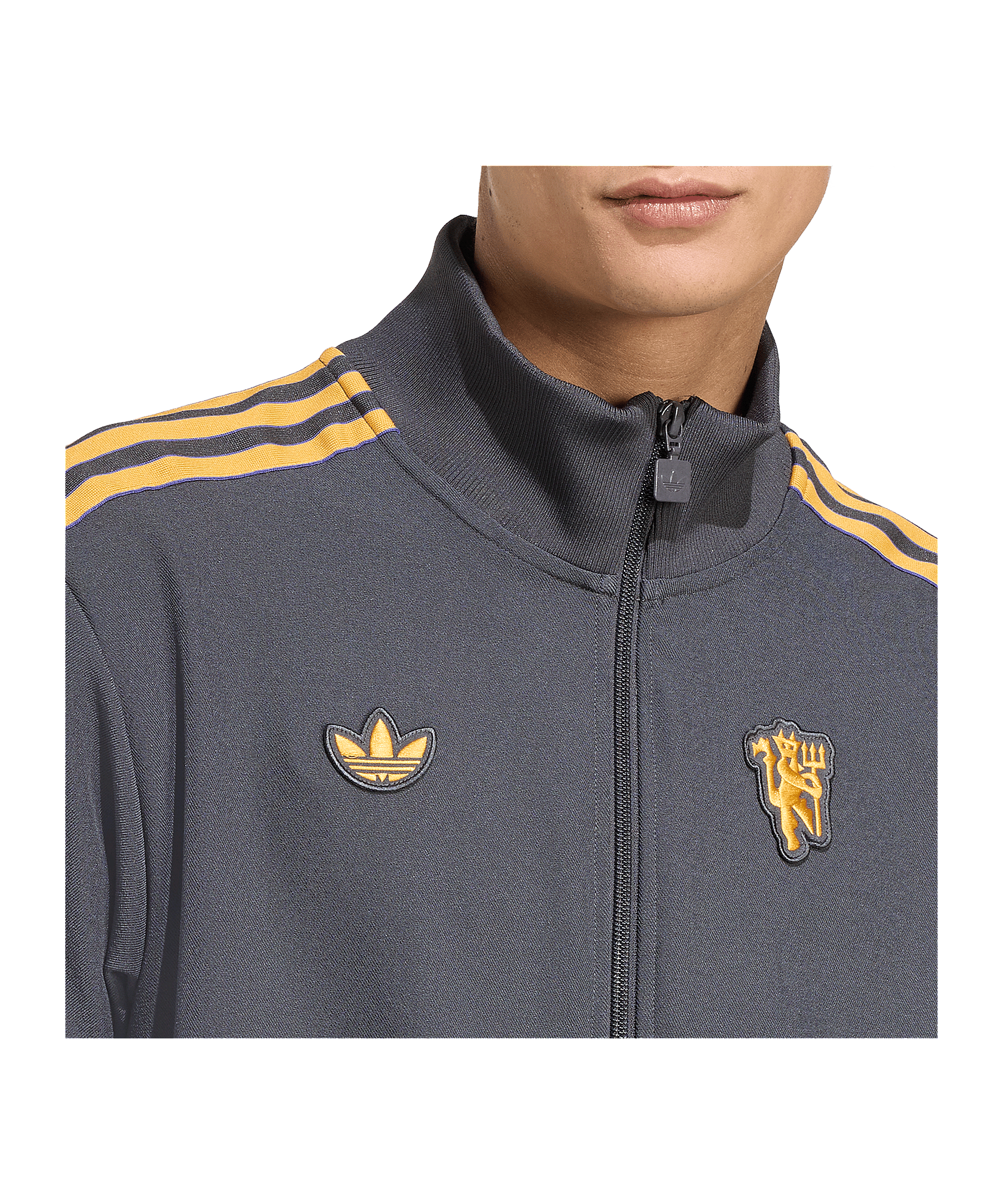 adidas Manchester United Icon Track Sweatshirt Schwarz - schwarz